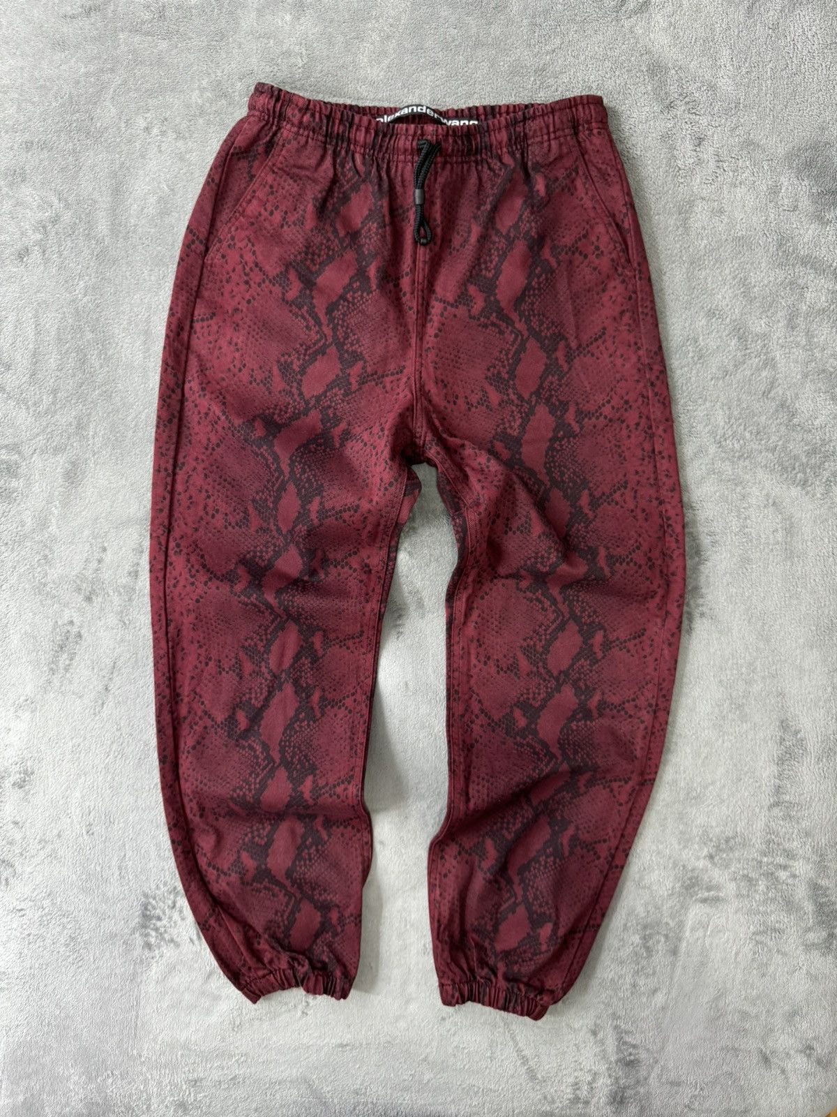 Image of Alexander Wang Joggers Pants in Red, Men's (Size 30)