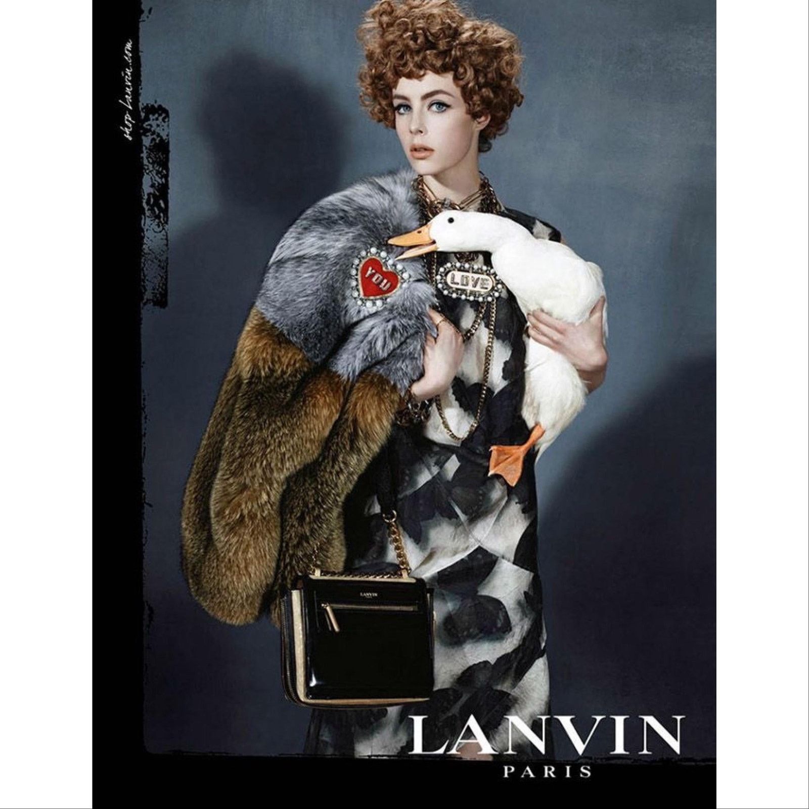 Lanvin Lanvin Alber Elbaz FW13 Silk Butterfly Print Fishtail Dress Size S / US 4 / IT 40 - 9 Thumbnail