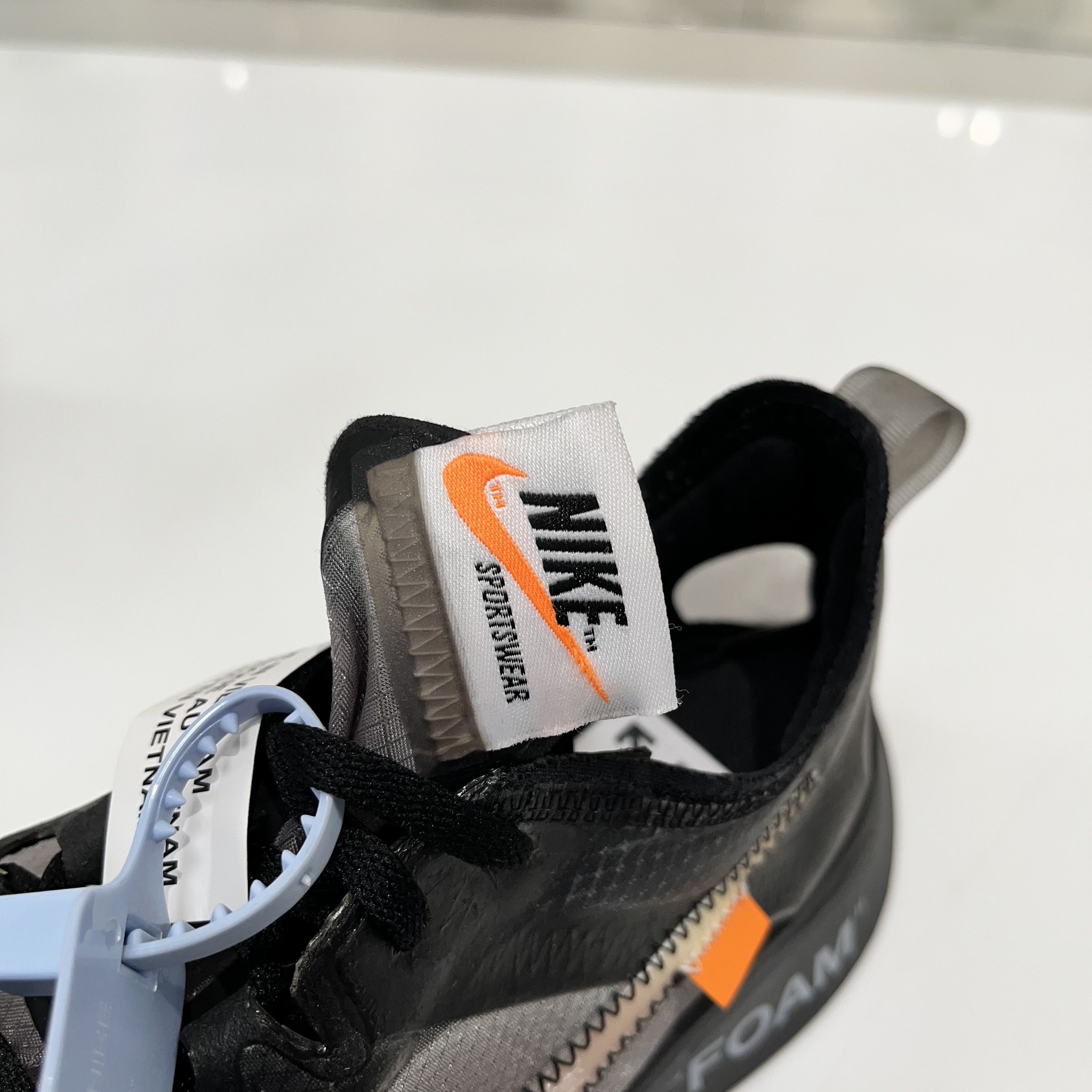 Nike × Off-White Nike Zoom Fly x Off-White Black/Silver Size US 8 / EU 41 - 15 Thumbnail