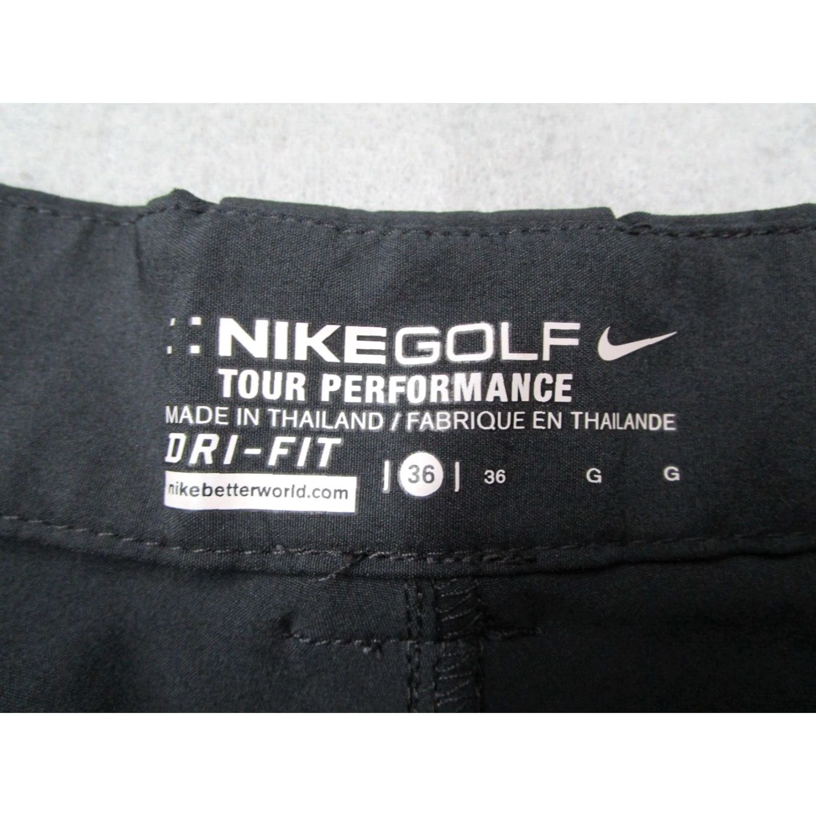 Nike Nike Golf Shorts Mens 36 Black Dri-Fit Hybrid 11" Tour Performance Golfing Shirt Size US 36 / EU 52 - 2 Thumbnail