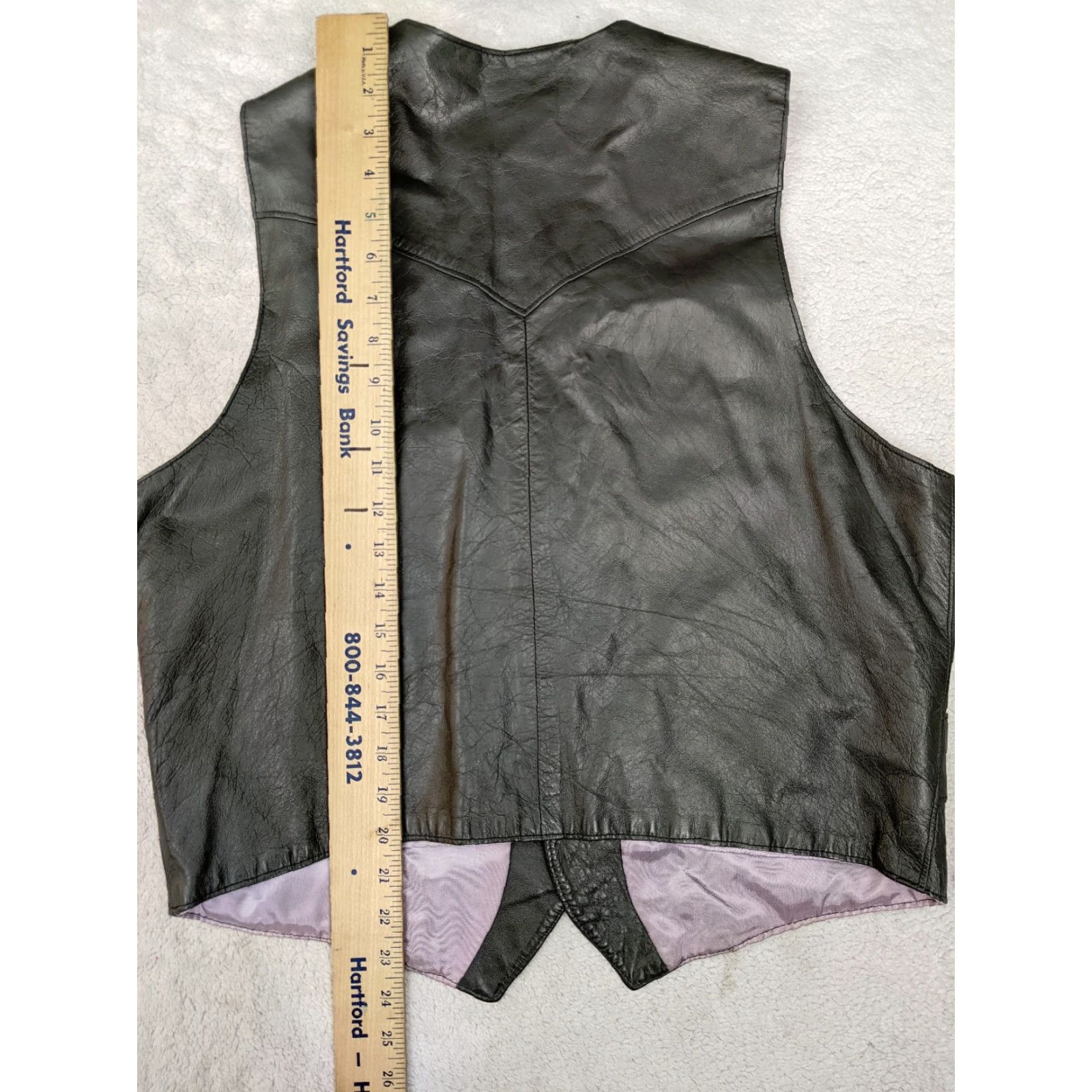 Vintage VINTAGE Trego's Westwear Mens 44R Gray Leather 5 Button Vest V Neck Shirt Size US S / EU 44-46 / 1 - 6 Thumbnail