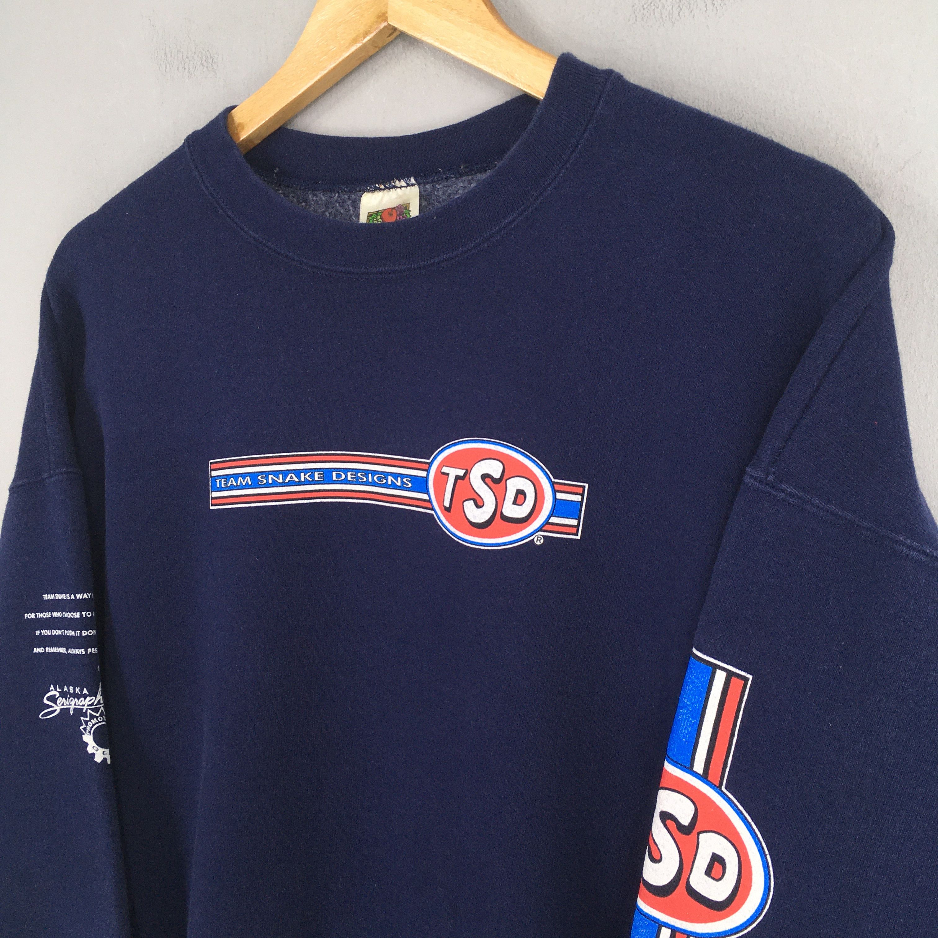 Vintage Vintage Team Snake Design TSD Snowmobile Sweatshirt XLarge Size US XL / EU 56 / 4 - 3 Thumbnail