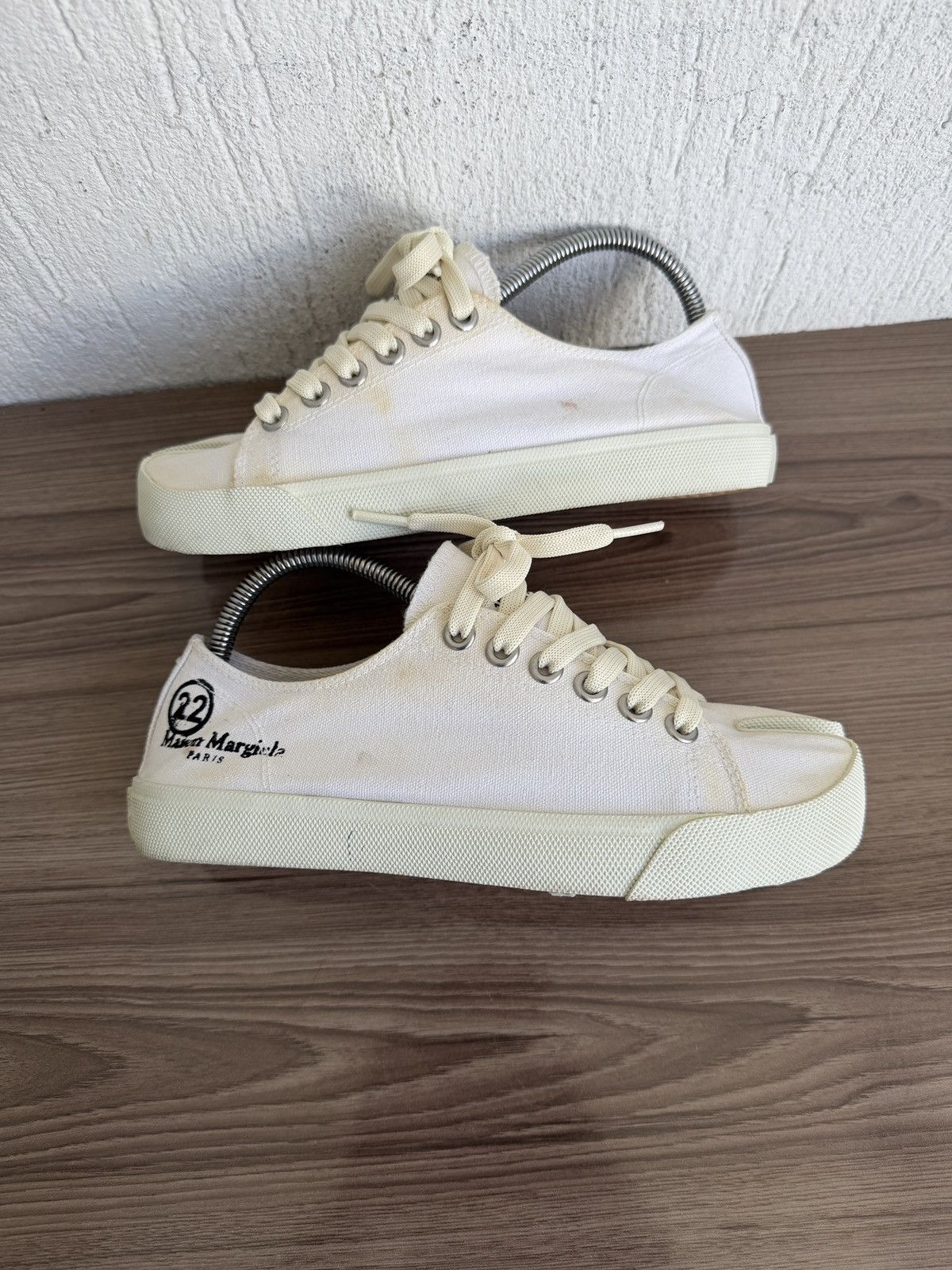Maison Margiela Tabi canvas sneakers Size US 7 / IT 37 - 10 Thumbnail