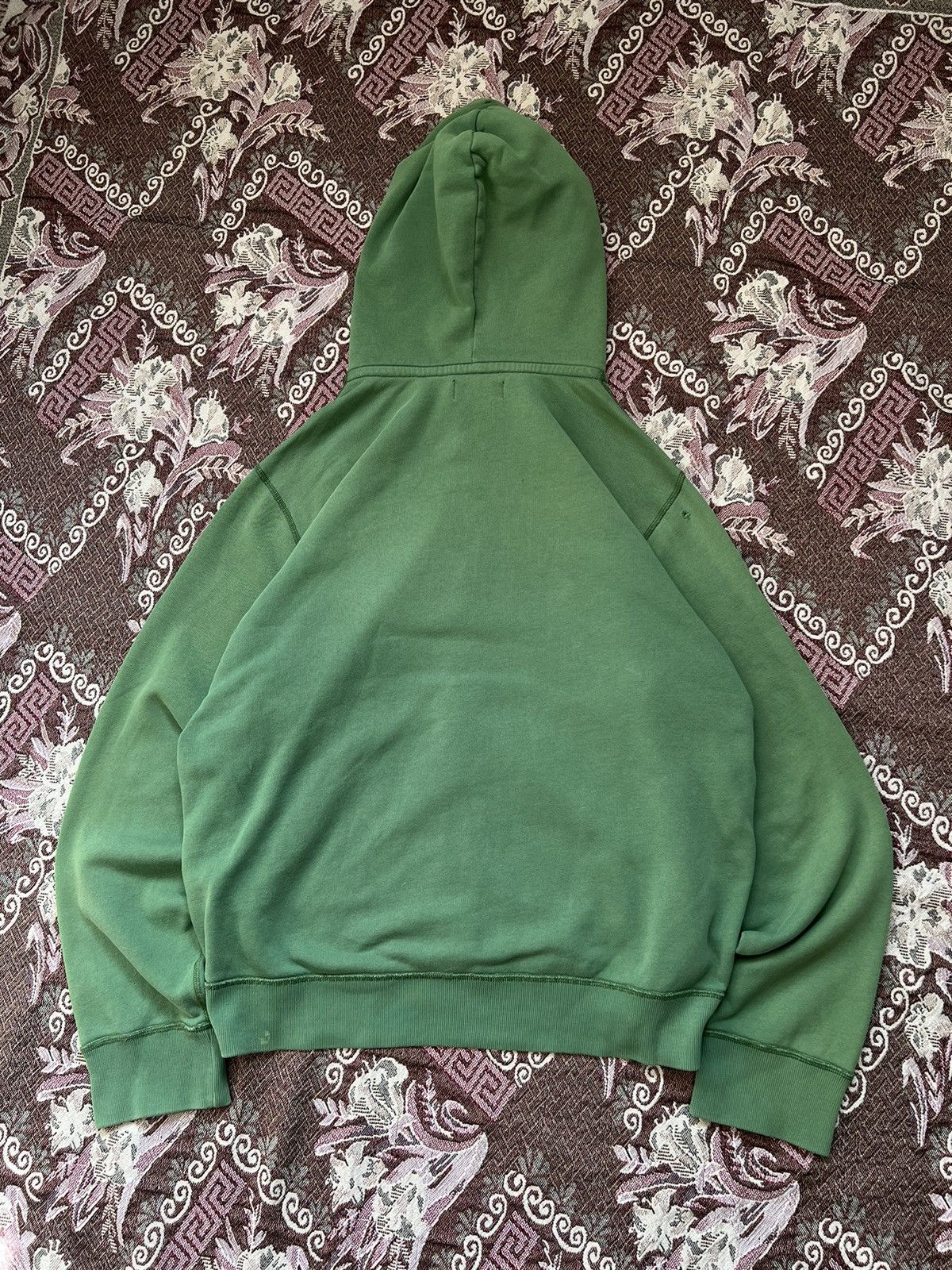Polo Ralph Lauren × Vintage Ralph Lauren Faded Green Aztec Zip Up Hoodie Talon Zipper Size US XXL / EU 58 / 5 - 6 Thumbnail
