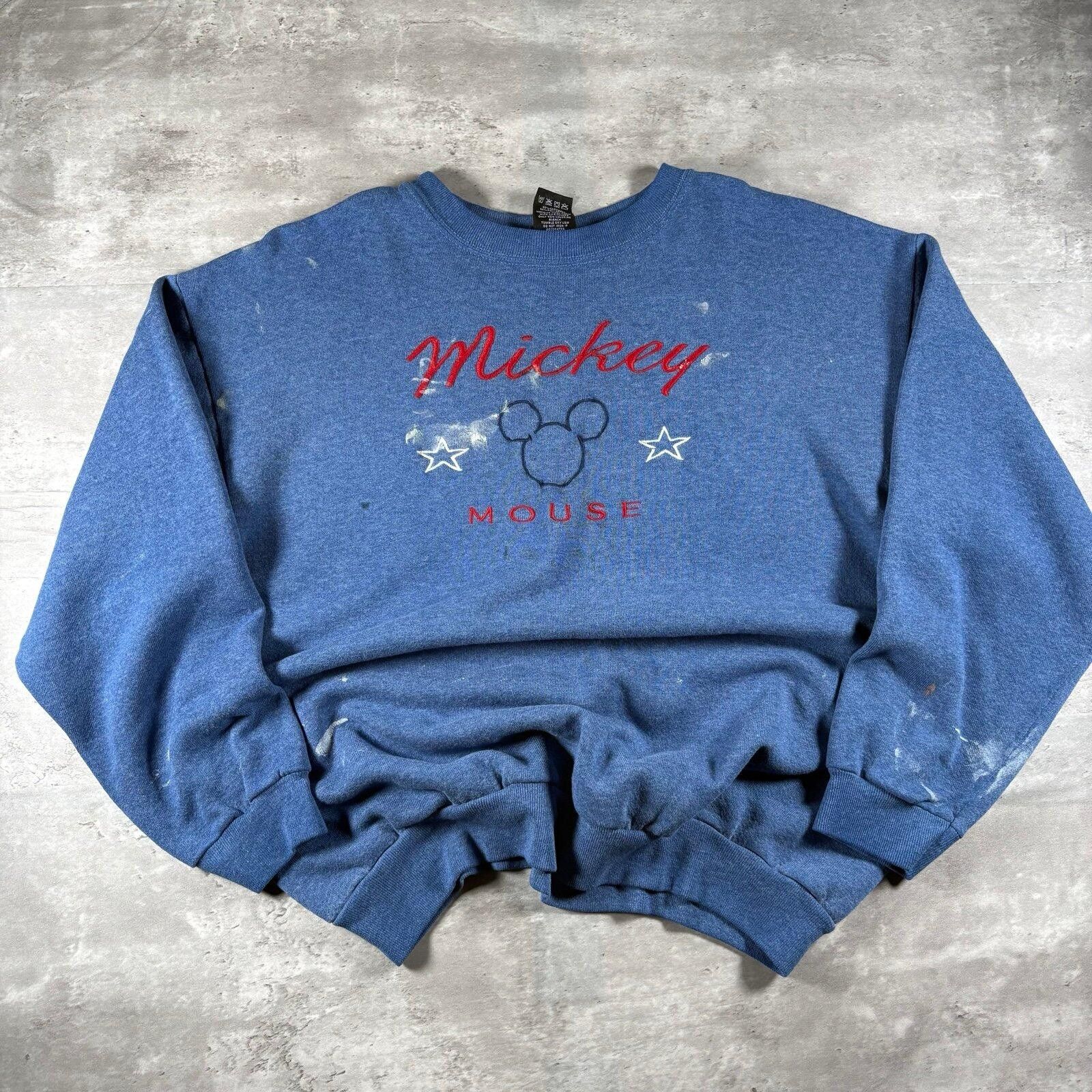 Disney Vintage 90s Mickey Mouse Disney sweatshirt Size US L / EU 52-54 / 3 - 7 Thumbnail