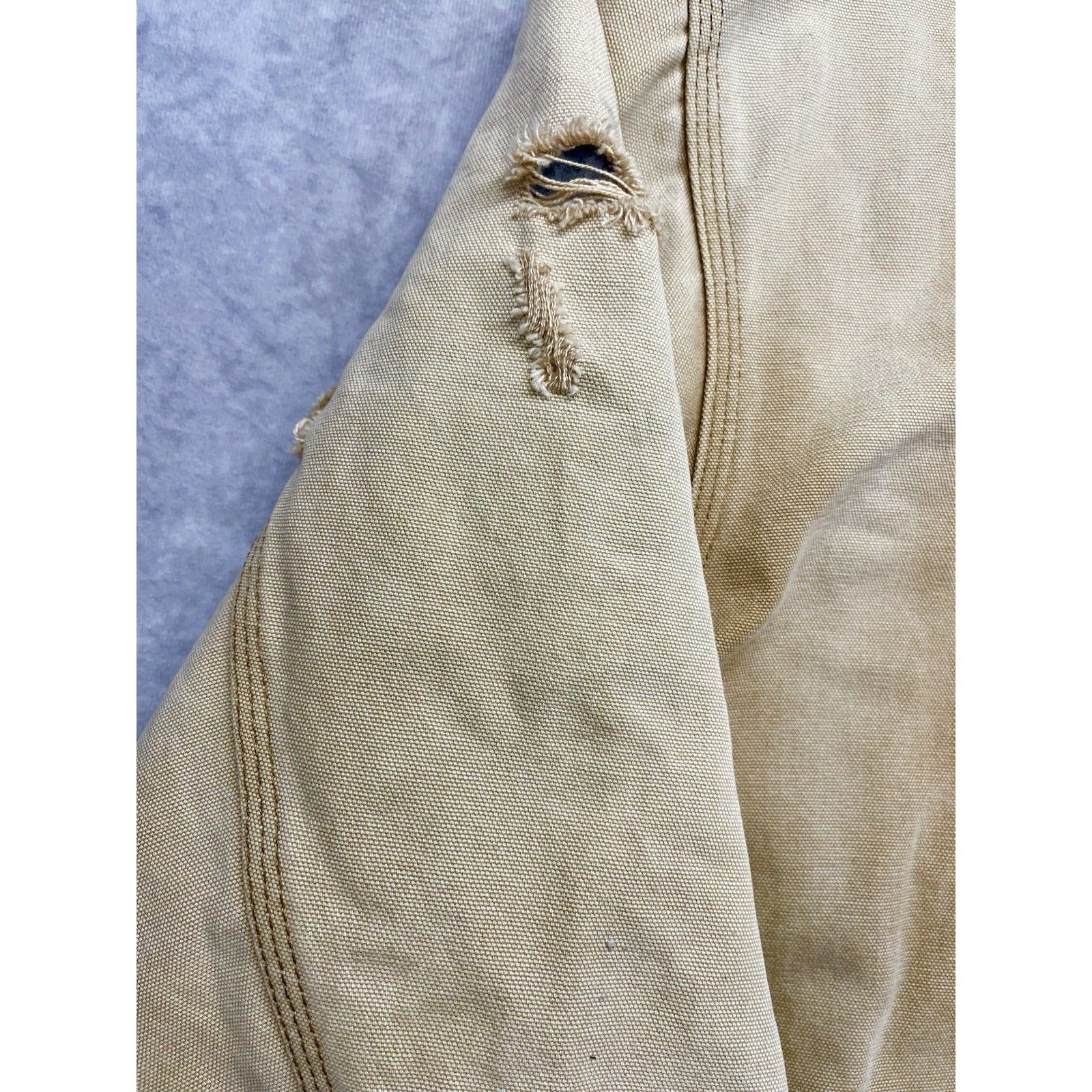 Carhartt Vtg Carhartt J130 Quilt Lined Active Jacket Sandstone Distre Size US XL / EU 56 / 4 - 5 Thumbnail