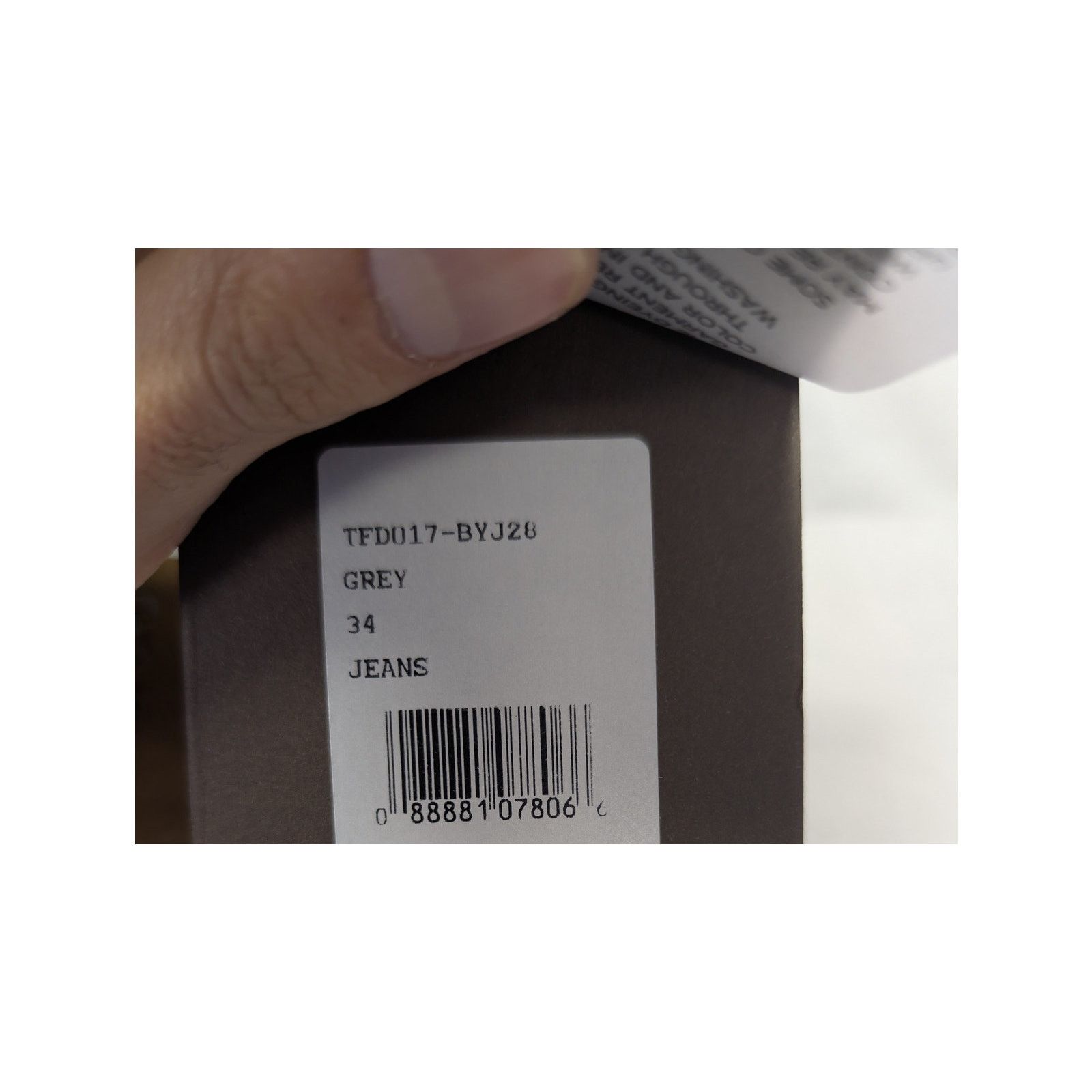 Tom Ford o1rshd1 Tapered Fit Denim Jeans in Grey Size US 34 / EU 50 - 23 Thumbnail