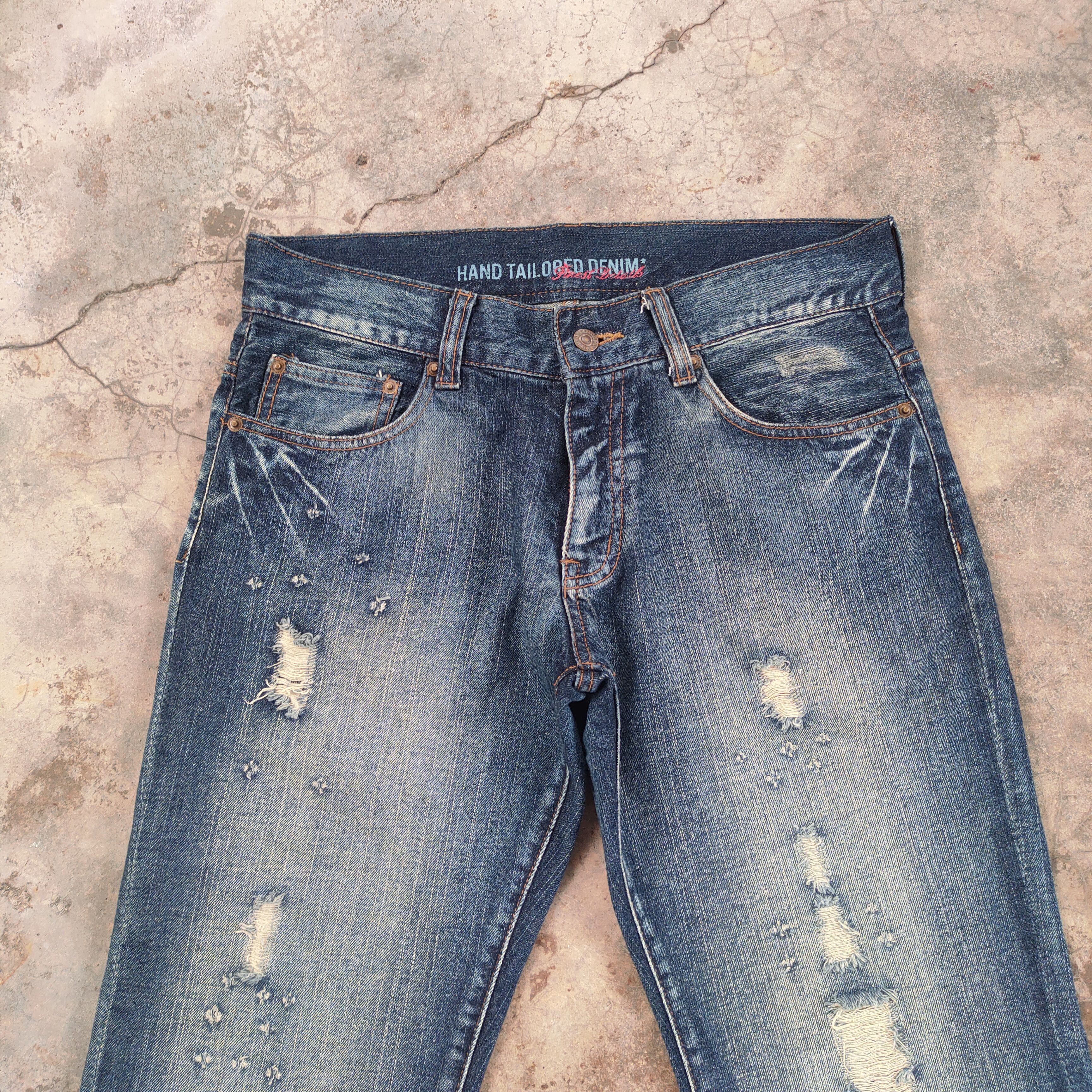 Japanese Brand VINTAGE JAPANESE WING FADED DISTRESSED JEANS PANTS Size US 33 - 3 Thumbnail