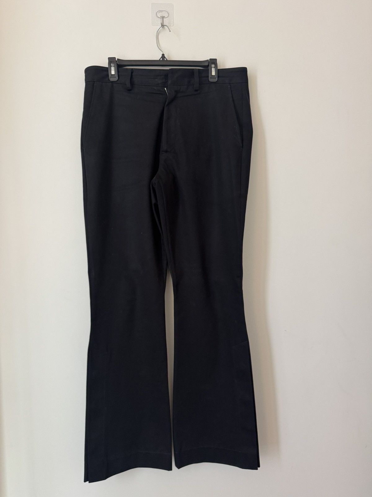 Amiri Amiri Black Flared Trousers – Size 50 Size US 34 / EU 50 - 1 Thumbnail