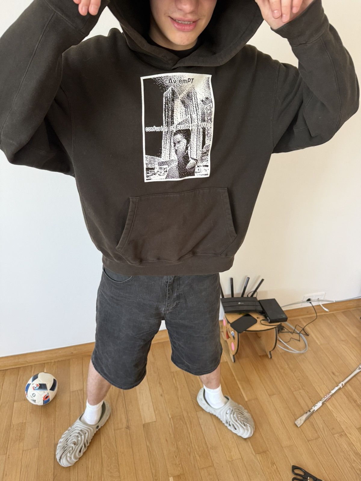 Cav Empt Cav Empt ss24 hoodie Size US L / EU 52-54 / 3 - 7 Thumbnail
