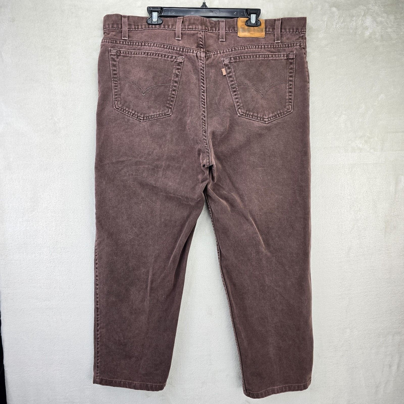Levi's Vtg Levis 540 Jeans 44x30 (Fits 42x27) Brown Tab USA Made Size US 42 / EU 58 - 7 Thumbnail