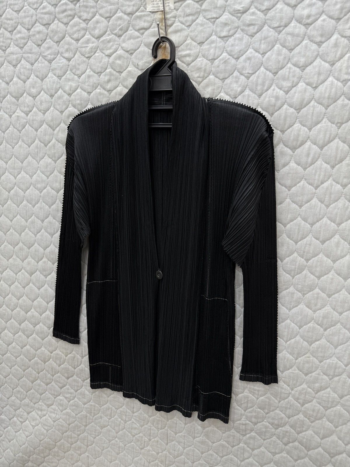Pleats Please Issey Miyake 🔥🔥🔥ARCHIVE PLEATS PLEASE SHAWL COLAR CARDIGAN Size M / US 6-8 / IT 42-44 - 2 Thumbnail
