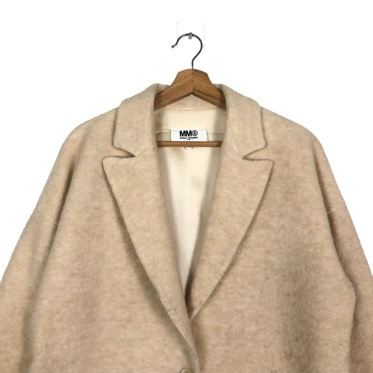 Maison Margiela 🔥MM6 A/W 2016 Mohair Wool Double Breast Jacket Faux Fur Size M / US 6-8 / IT 42-44 - 3 Thumbnail