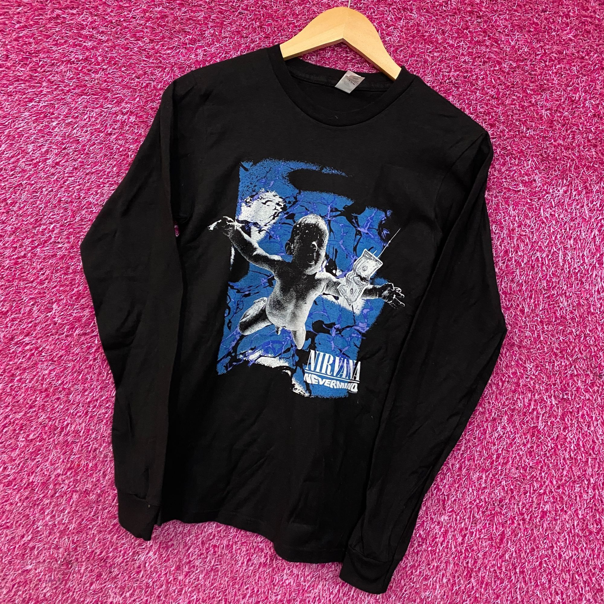 Nirvana Nirvana Nevermind Cracked Graphic Long Sleeve T-Shirt XS Size US XS / EU 42 / 0 - 3 Thumbnail