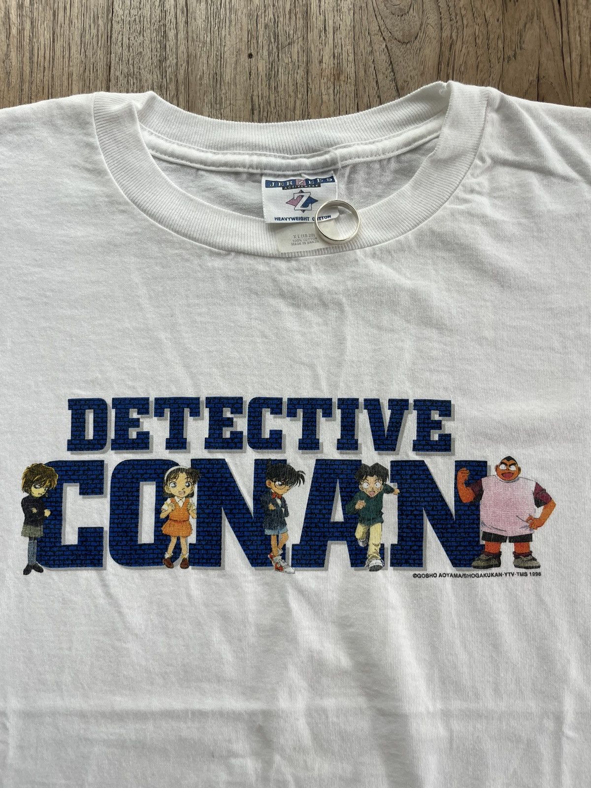 Anime × Vintage Vintage Detective CONAN anime Gosho Aoyama 1998’s T-shirt Size US M / EU 48-50 / 2 - 5 Thumbnail