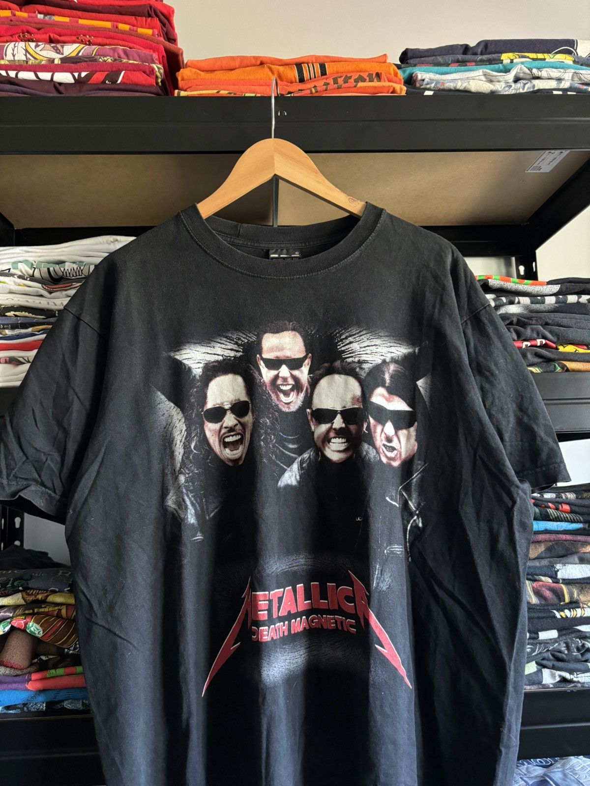 Band Tees × Metallica × Vintage Vintage Metallica Death Metal Band Tee Size US XL / EU 56 / 4 - 2 Thumbnail