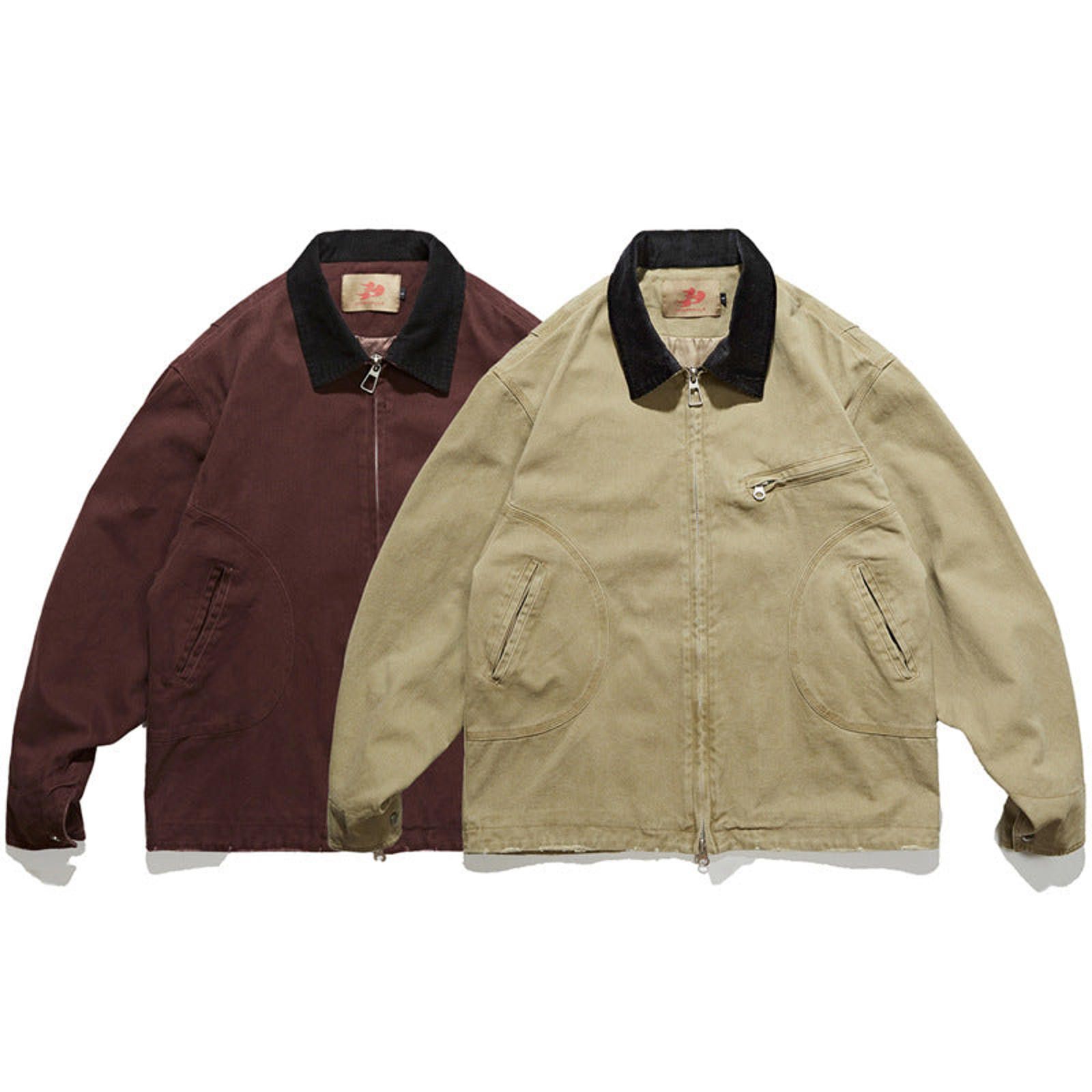 Other Dark Red Corduroy Detroit Work Jacket | Washed Size US M / EU 48-50 / 2 - 3 Thumbnail