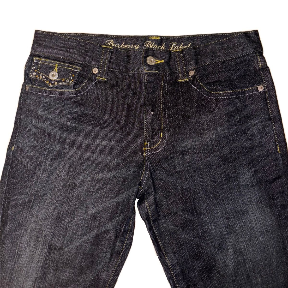 Burberry Y2K VINTAGE BURBERRY RHINESTONE JEANS Size 28" / US 6 / IT 42 - 1 Thumbnail