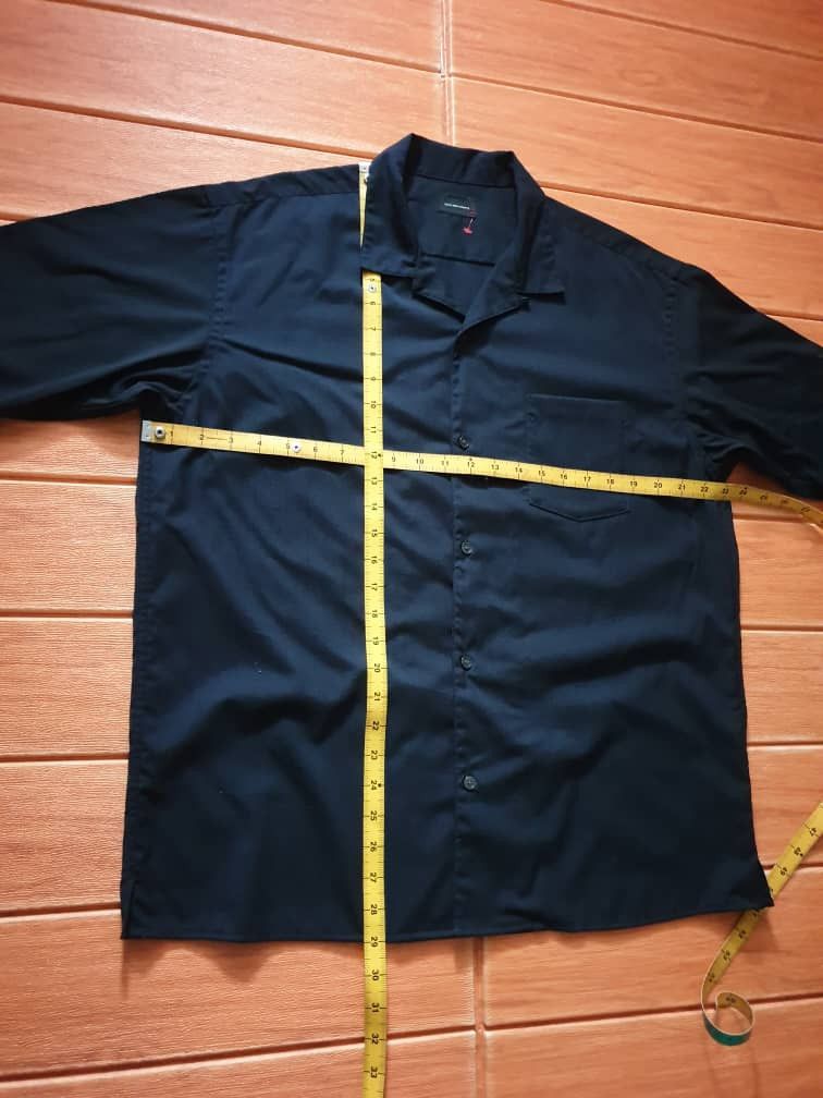 Japanese Brand Green Label Relaxing navy blue Shirt Size US XL / EU 56 / 4 - 6 Thumbnail