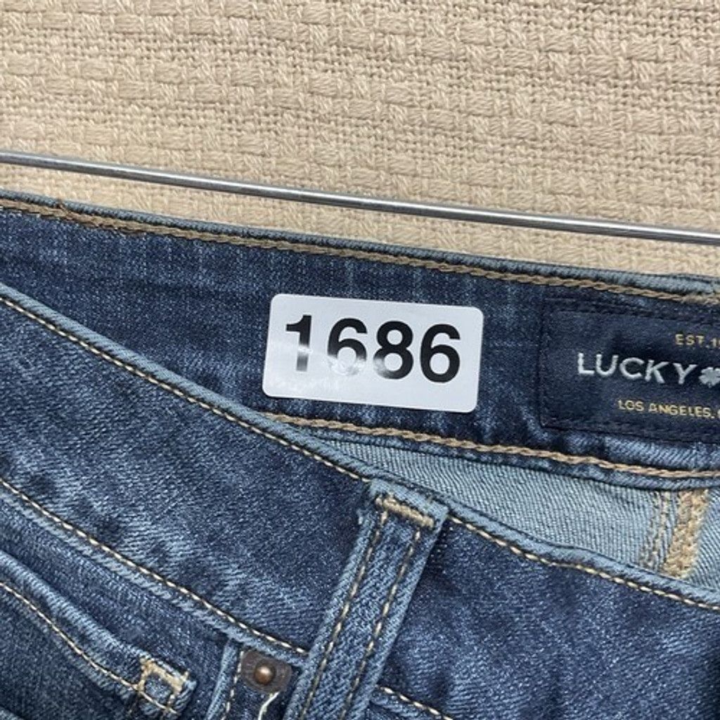 Lucky Brand Lucky Brand Lolita Dark Wash Stretch Crop Jeans Women 10/30 Size 32" / US 10 / IT 46 - 7 Thumbnail