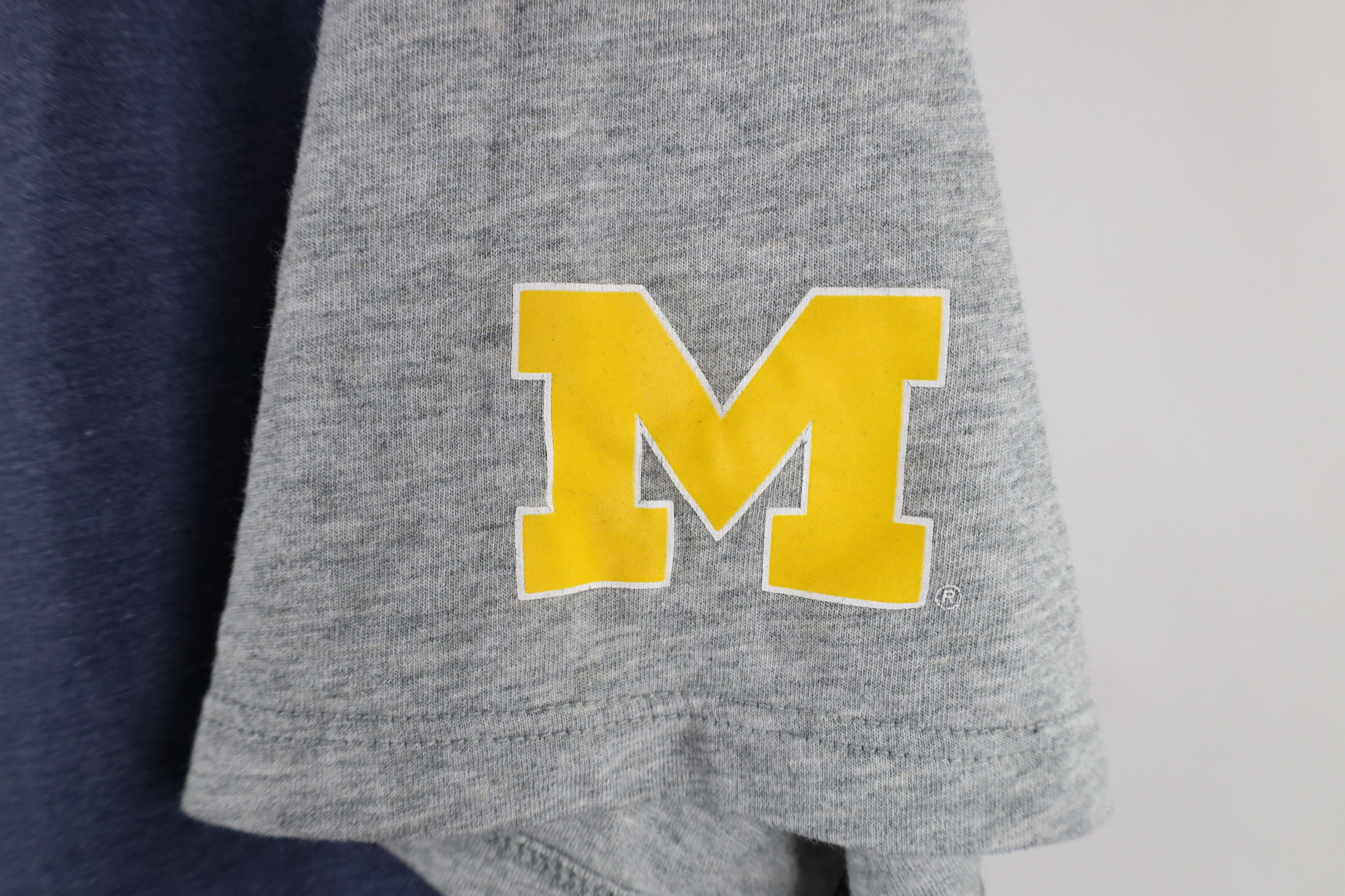 Nike × Vintage Retro Nike University of Michigan Short Sleeve T-Shirt Size US XL / EU 56 / 4 - 4 Thumbnail