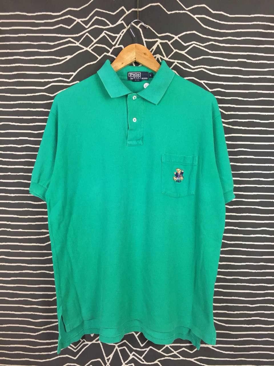 Polo Ralph Lauren Vtg Polo Ralph Lauren Polo Bear Made In Usa Polo Shirt Size US L / EU 52-54 / 3 - 1 Thumbnail