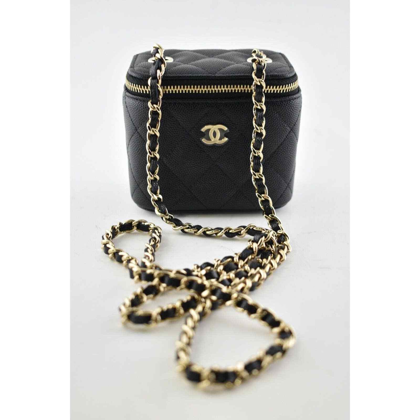 Chanel Chanel Mini Vanity Classic Chain Gold Shoulder Crossbody Bag Size ONE SIZE - 5 Thumbnail