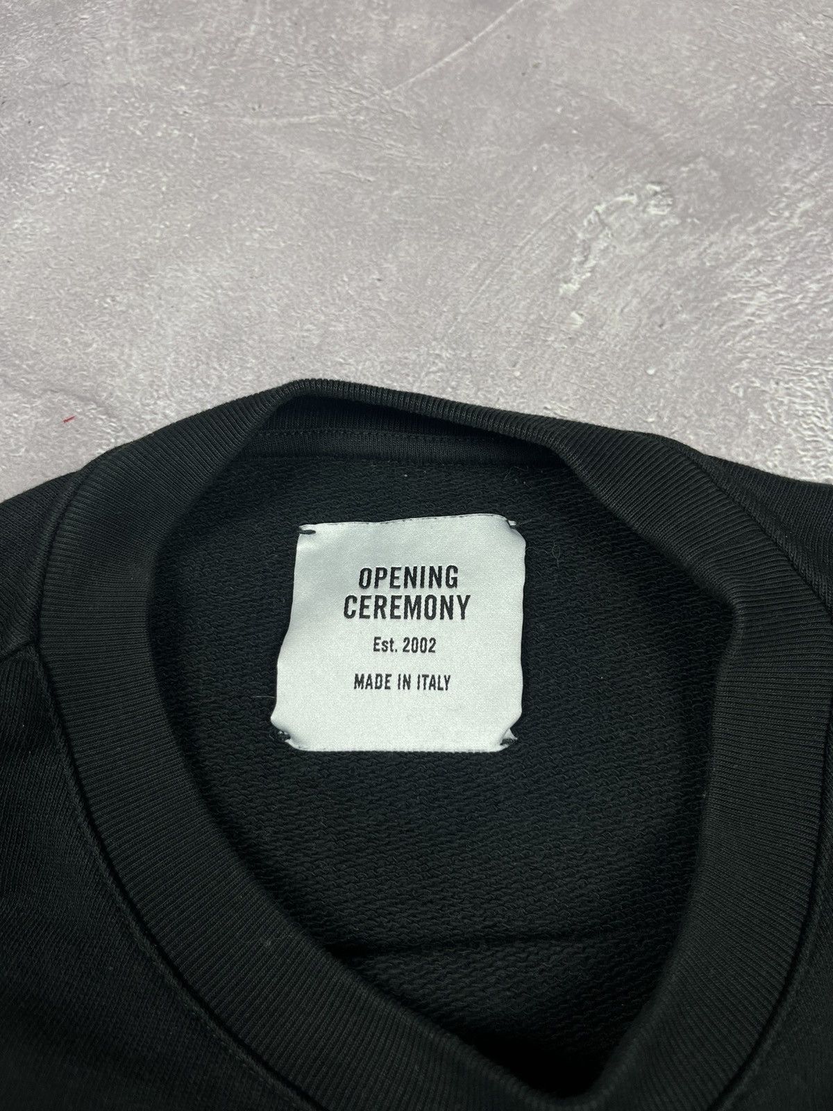 Opening Ceremony Opening Ceremony Big Logo Sweatshirt Black Size M Size US M / EU 48-50 / 2 - 6 Thumbnail