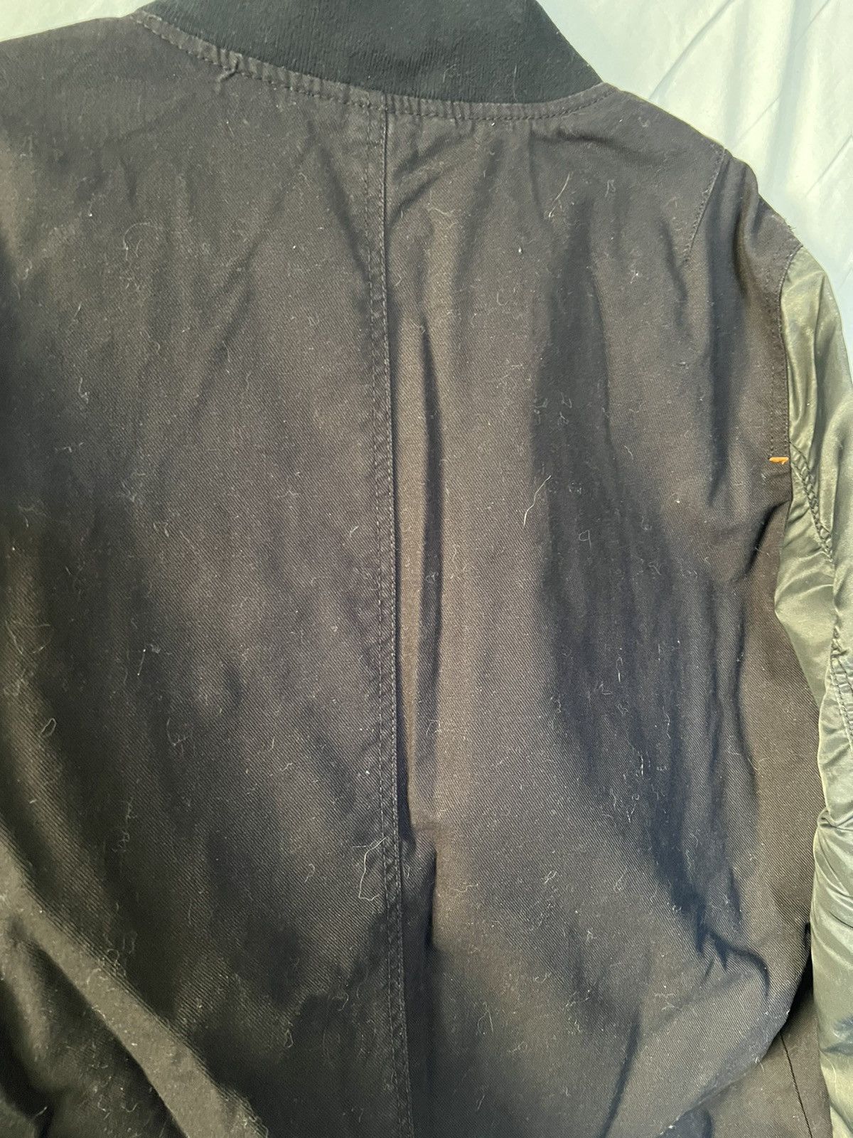Superdry Superdry Pigment Denim Mix Bomber Jacket Size US L / EU 52-54 / 3 - 8 Thumbnail