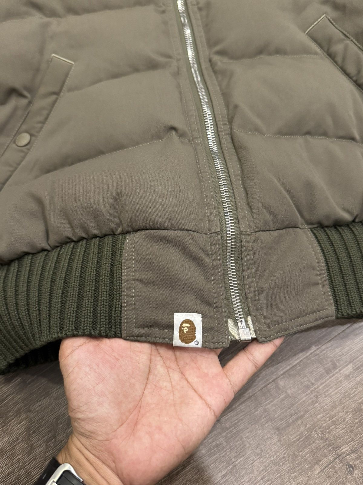 Bape A Bathing Ape Green Bomber Jacket Size US M / EU 48-50 / 2 - 17 Thumbnail