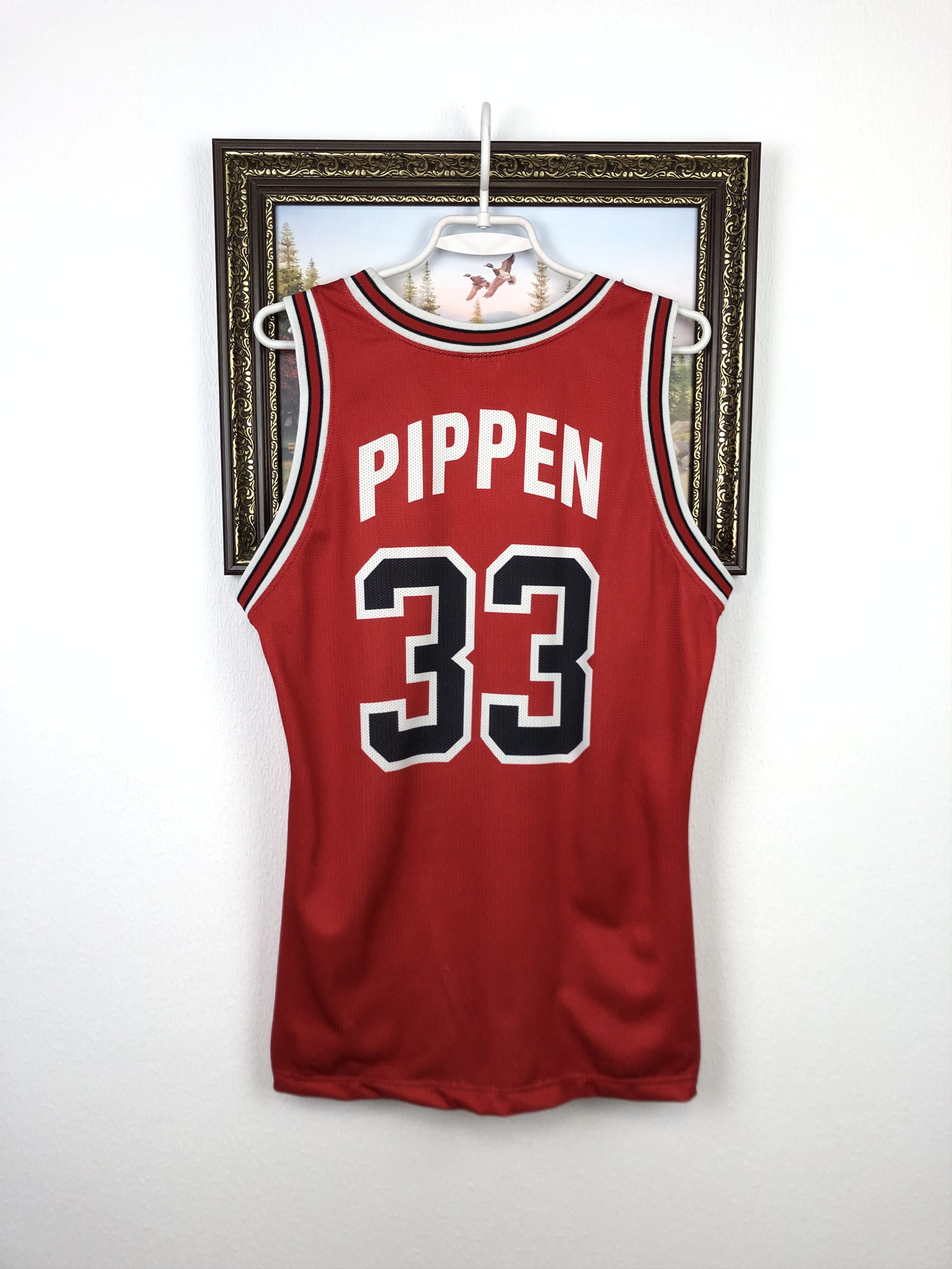 Champion Vintage 90's Champion Chicago Bulls NBA Jersey Pippen Mens Size US S / EU 44-46 / 1 - 9 Thumbnail