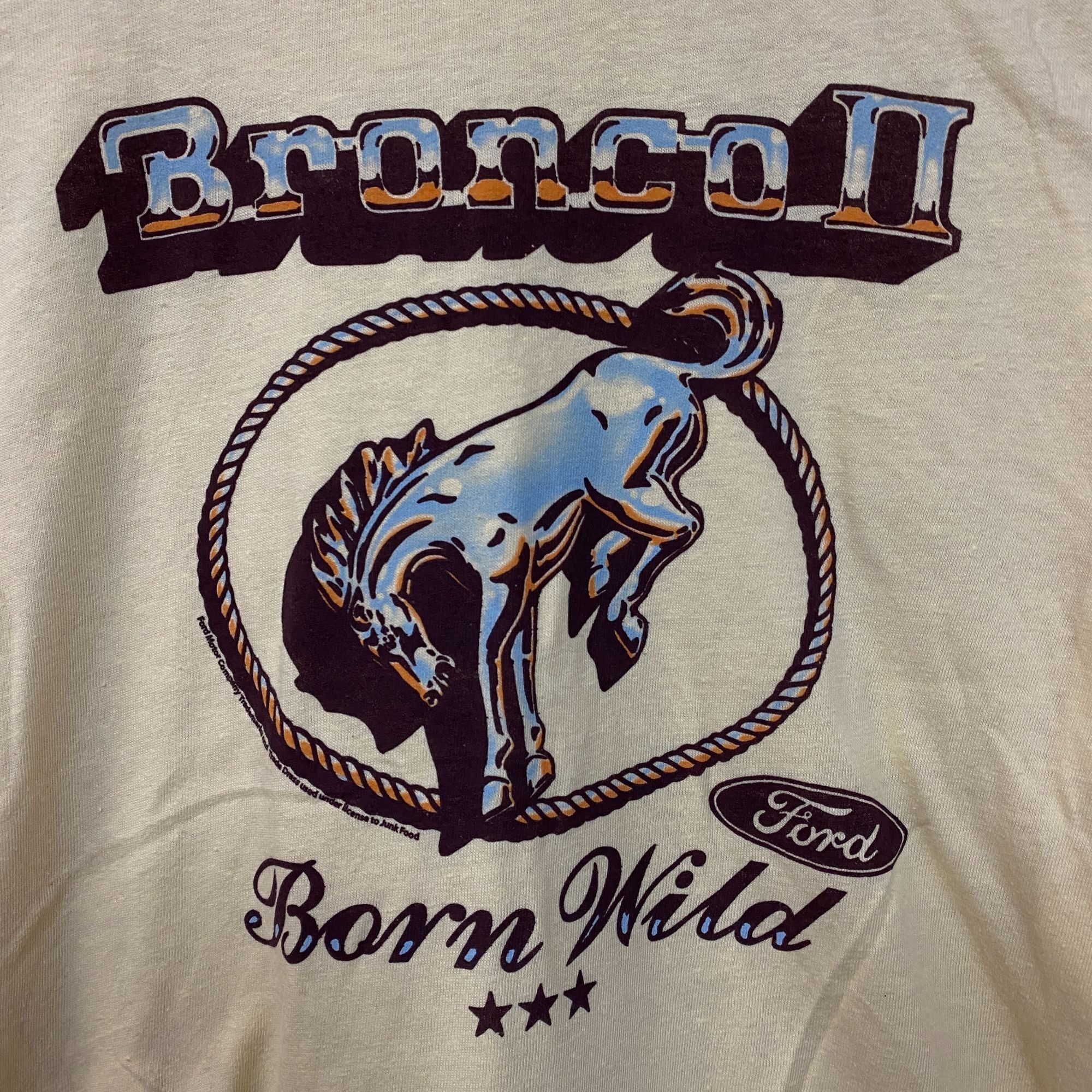 Junk Food Junk Food Clothing Women's Bronco 2 Born Wild Graphic T-Shir Size L / US 10 / IT 46 - 2 Thumbnail