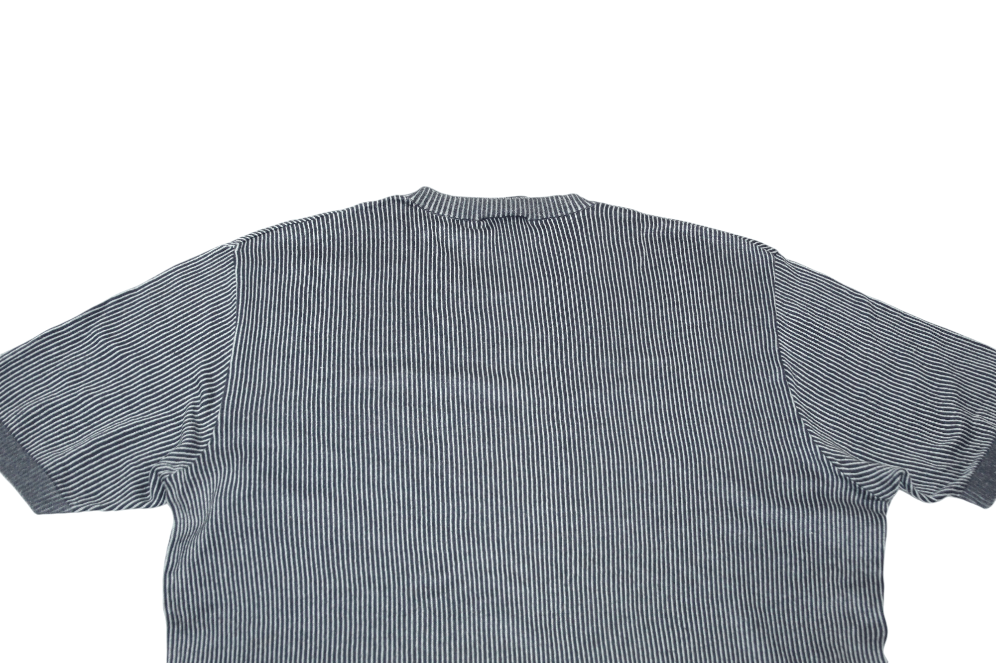 Fendi VTG Fendi Uomo Ribbed Woven Cotton Wool Baggy T-shirt Size US XL / EU 56 / 4 - 5 Thumbnail