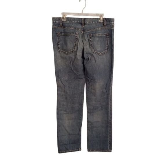 Loft Ann Taylor Loft Size 8 Jeans Boyfriend Distressed Blue Denim Size 30" / US 8 / IT 44 - 10 Thumbnail