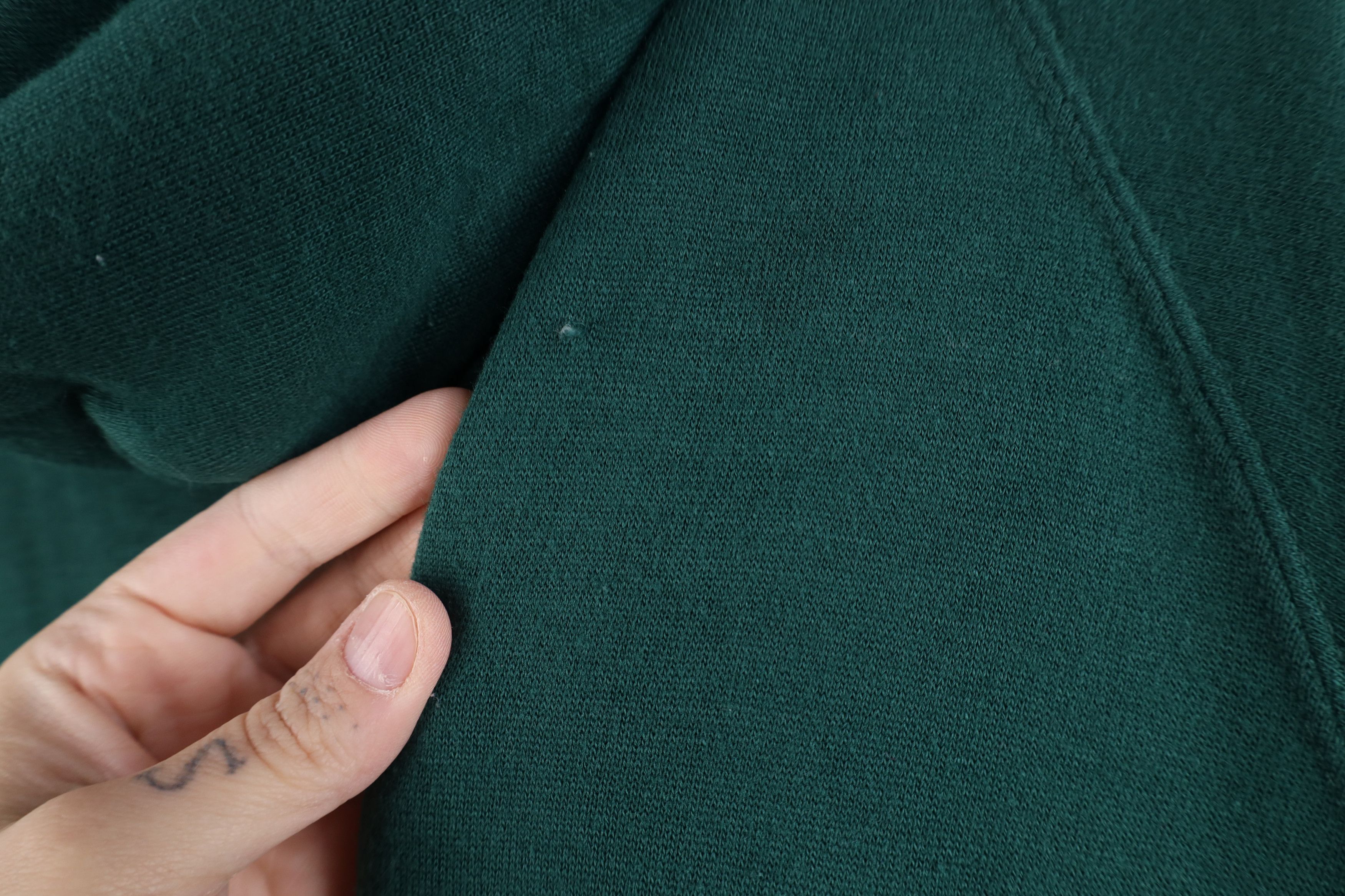 Vintage Vintage 90s Streetwear Baggy Fit Hoodie Sweatshirt Green Size US M / EU 48-50 / 2 - 11 Thumbnail