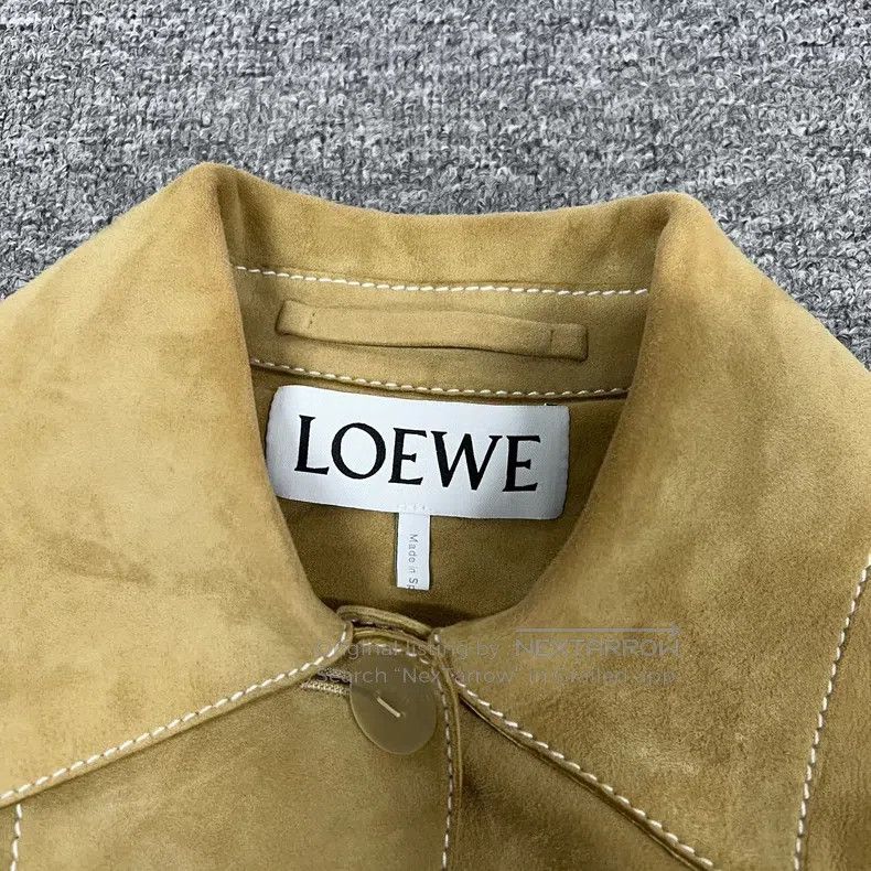 Loewe Loewe Suede Short Leather Jacket Size XXS / US 00 / IT 34 - 5 Thumbnail