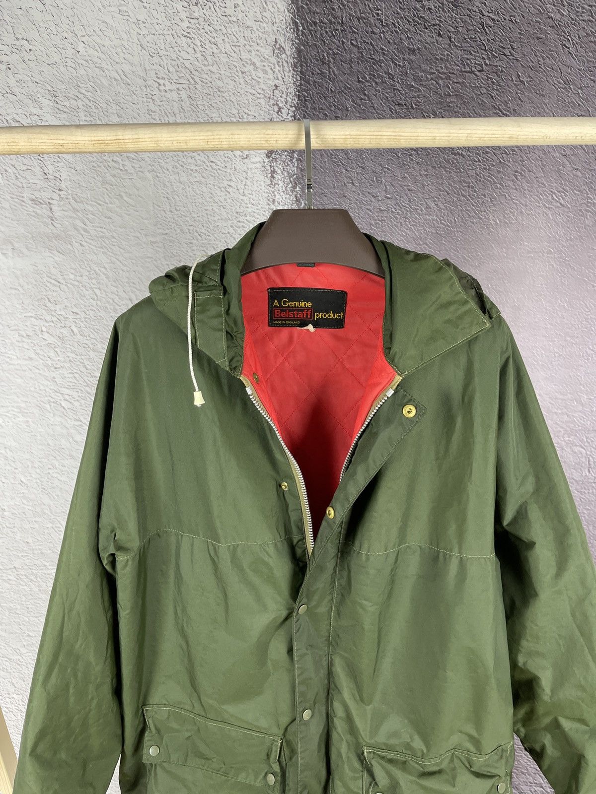 Belstaff Belstaff vintage 60s 70s rare nylon green jacket windbreaker Size US XL / EU 56 / 4 - 3 Thumbnail