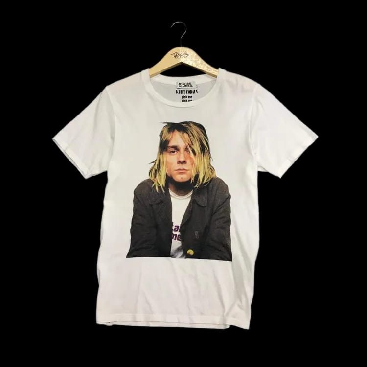 Hysteric Glamour Hysteric Glamour Kurt Cobain Tshirt Size US M / EU 48-50 / 2 - 1 Thumbnail
