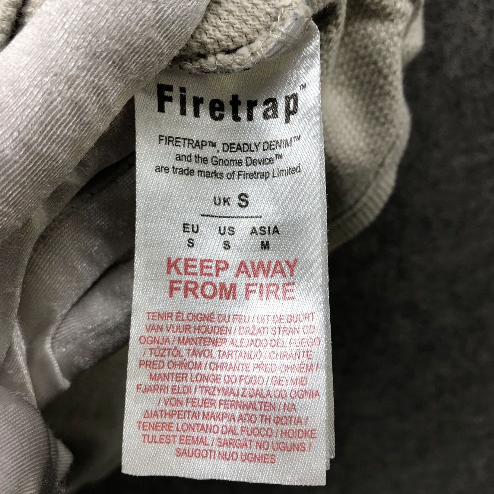 Firetrap Firetrap Mens Polo Shirt Small Beige Short Sleeve 1/4 Zip Cotton Mens Size US S / EU 44-46 / 1 - 6 Thumbnail