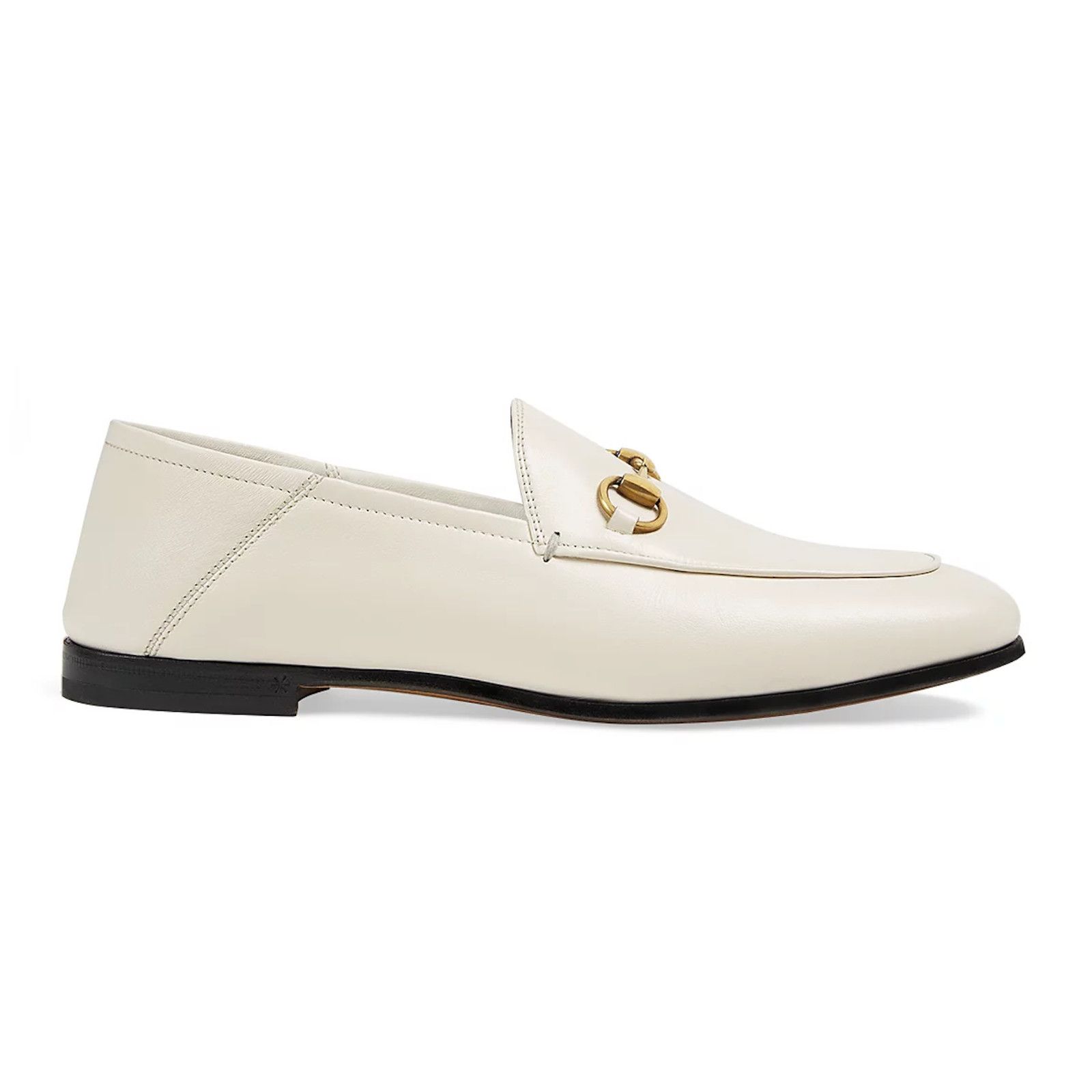 Gucci Gucci Brixton Collapsible Mystic White Leather Horsebit Size US 12 / IT 42 - 1 Thumbnail