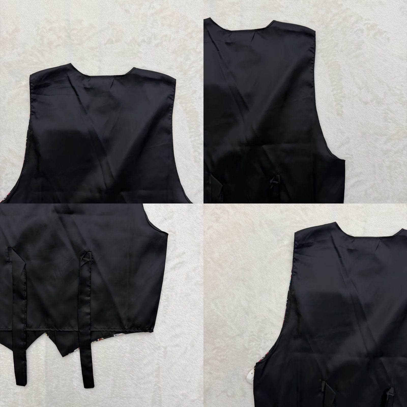 Disney VINTAGE Looney Tunes Vest Mens One Size Black Cartoon Characters Novelty 90s Size US M / EU 48-50 / 2 - 8 Thumbnail