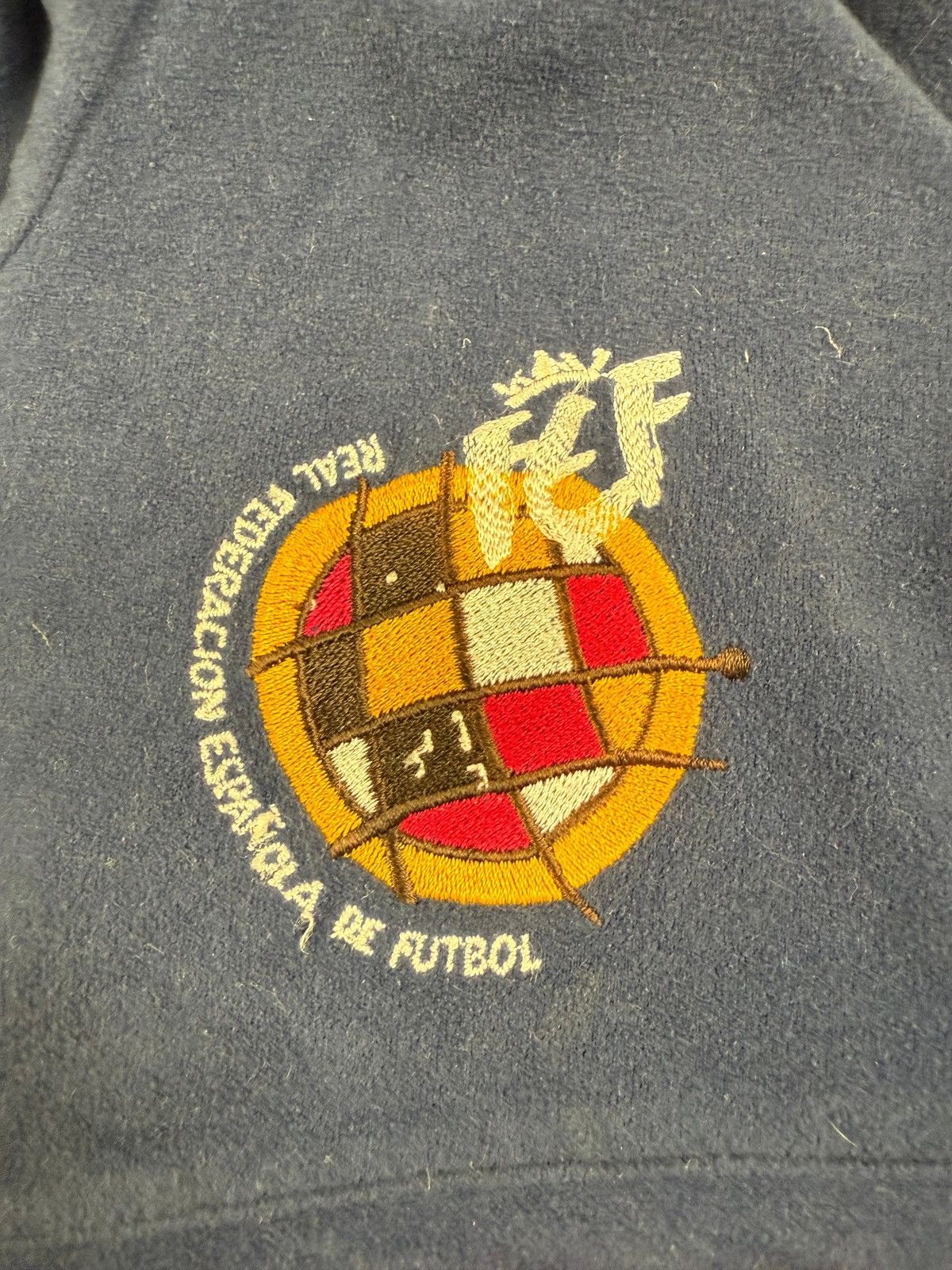 Adidas Vintage Spain 1998/99 adidas velour football track top Size US M / EU 48-50 / 2 - 3 Thumbnail