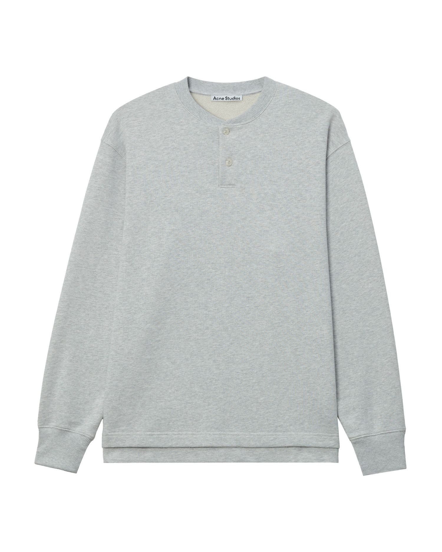 Acne Studios Acne Studios Ornament Button Pullover Sweatshirt Size US S / EU 44-46 / 1 - 1 Thumbnail