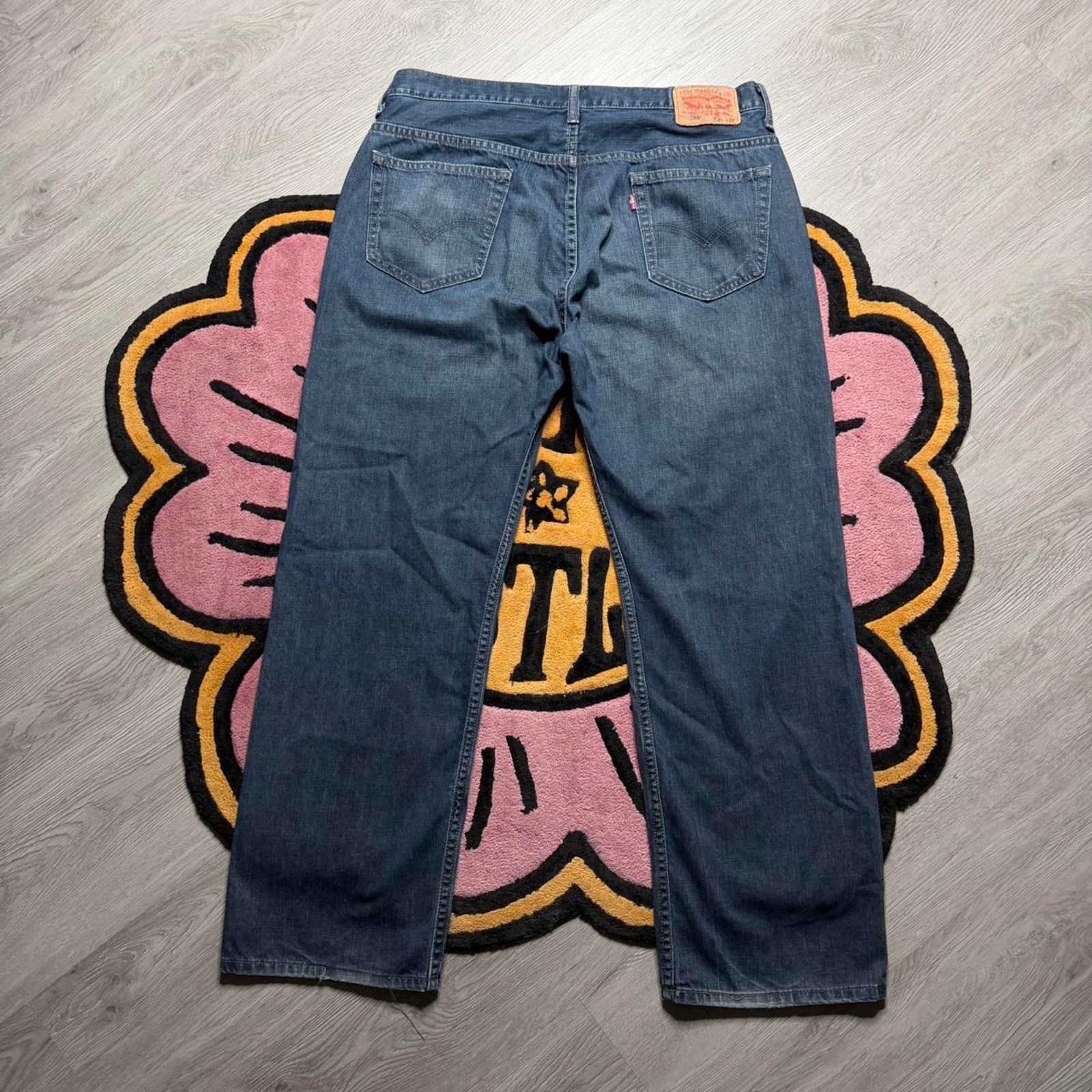 Levi's Levi’s Strauss 569 Loose Straight Denim Jeans Size 36x32 Size US 36 / EU 52 - 7 Thumbnail