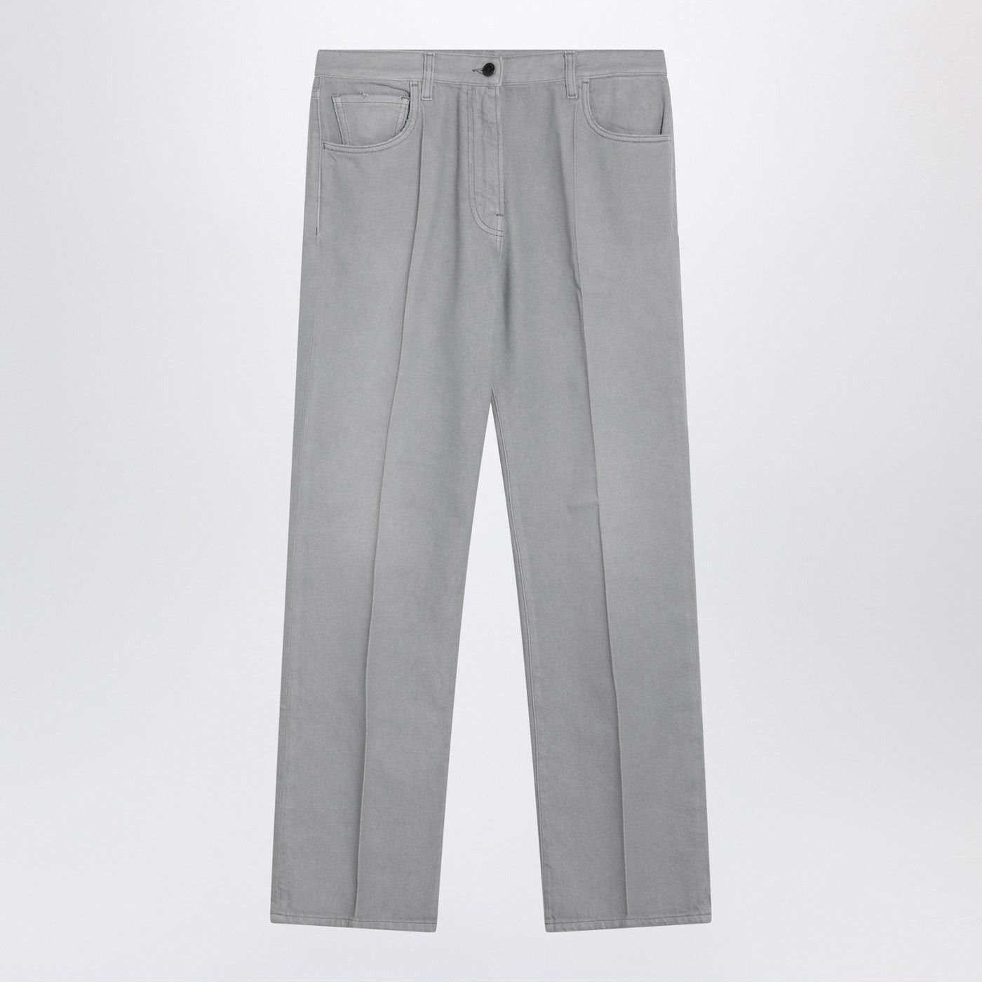 Prada Prada Grey Washed Denim Jeans Size 26" / US 2 / IT 38 - 1 Thumbnail