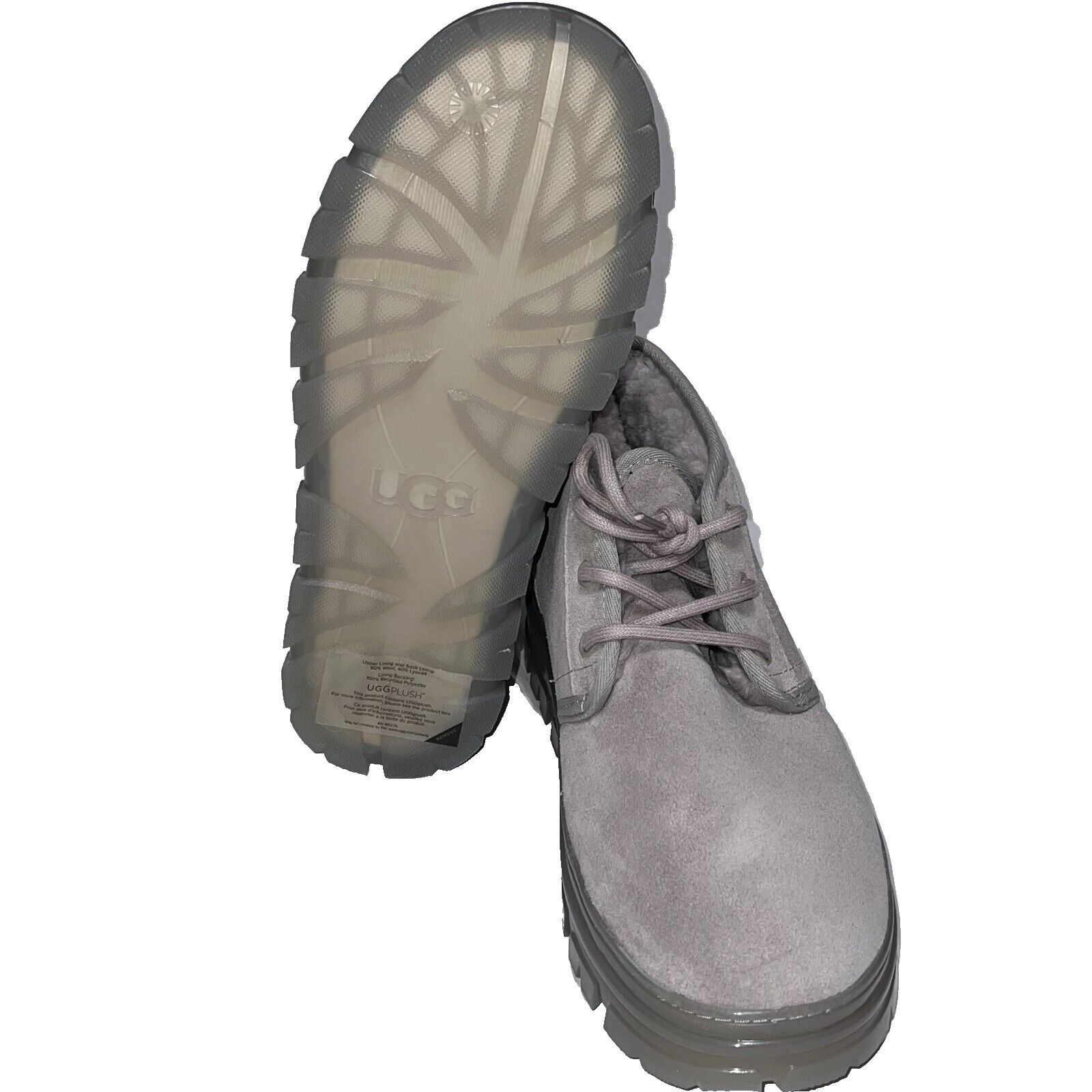 Ugg UGG WOMEN NEUMEL CLEAR BOOTS GREY GRAY CHUKKA US 10 Size US 10 / IT 40 - 2 Thumbnail