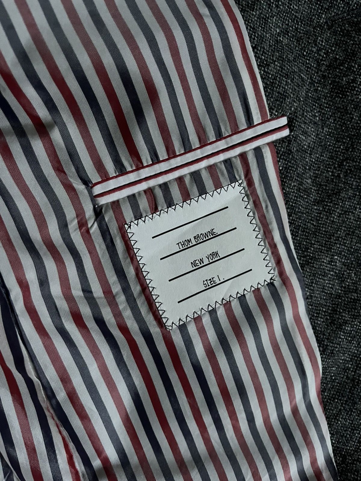 Thom Browne Wool 4 Bar Stripe Blazer Size 46S - 3 Thumbnail