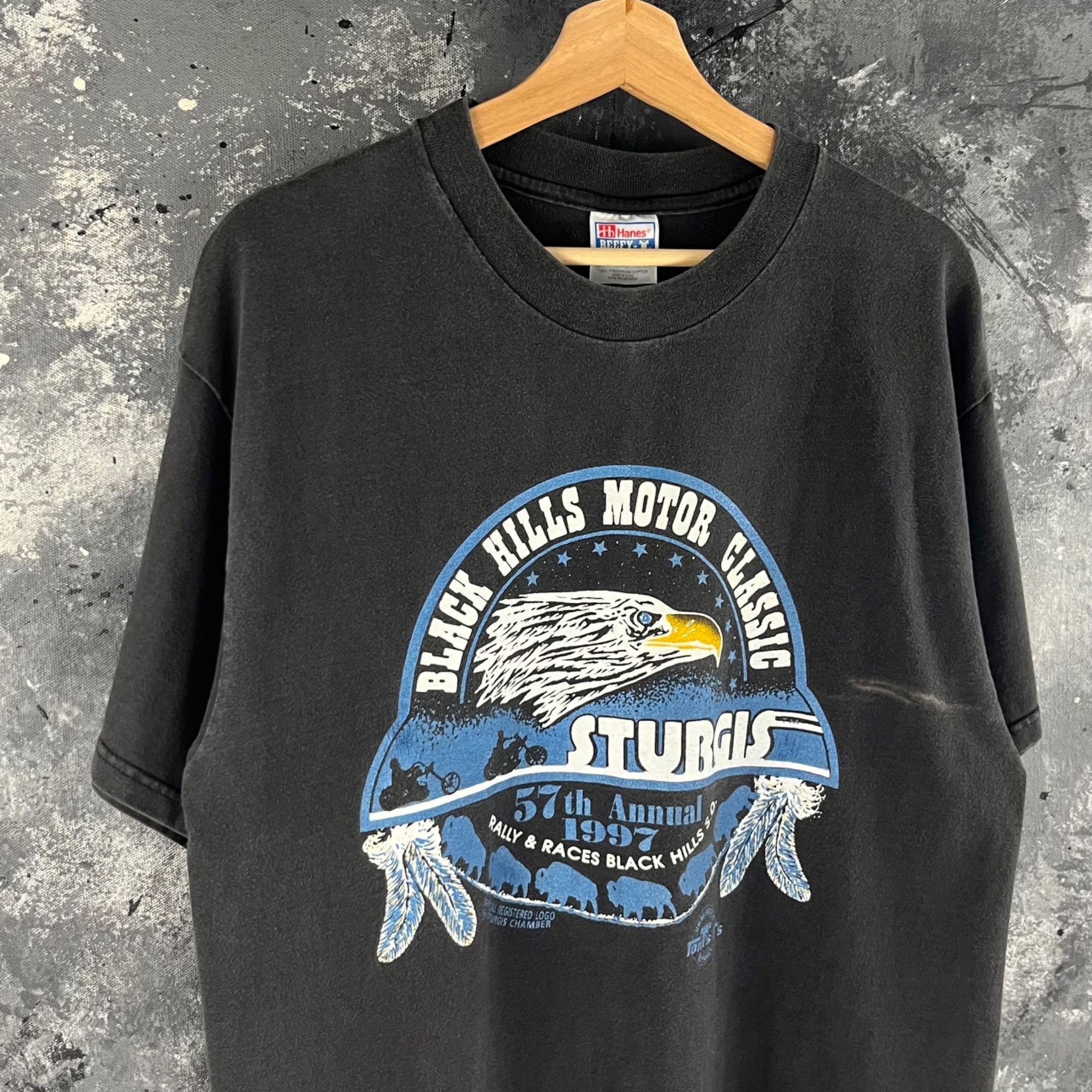 Vintage Vintage 1997 Sturgis biker shirt Size US L / EU 52-54 / 3 - 3 Thumbnail