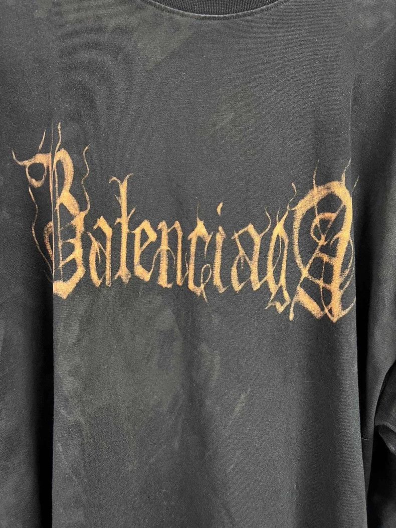 Balenciaga Balenciaga Clay Dye Sanskrit Short Sleeve Made Old Style Size US S / EU 44-46 / 1 - 6 Thumbnail