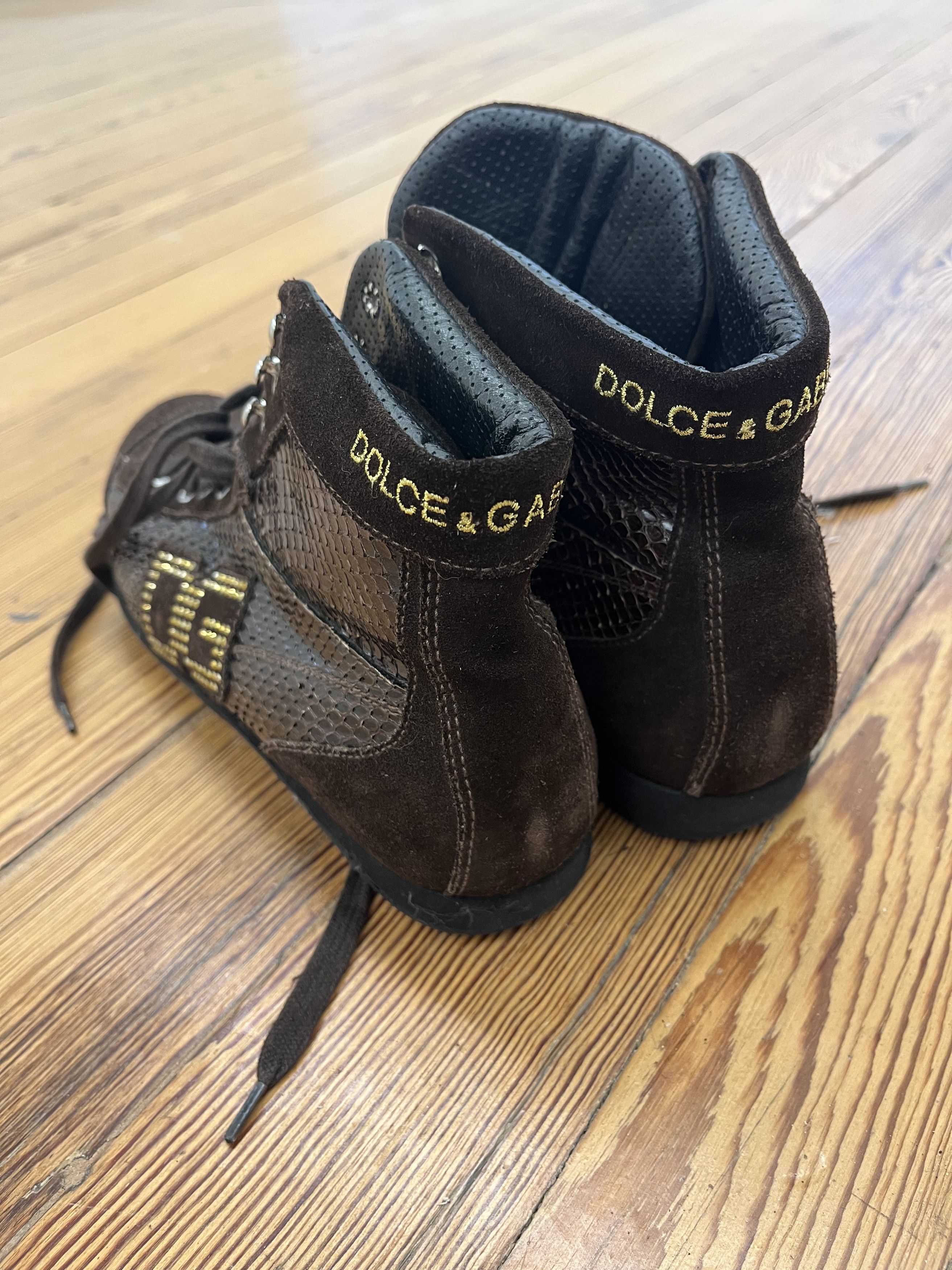 Dolce & Gabbana Dolce & Gabbana Patent leather trainers Size US 11 / IT 41 - 4 Thumbnail